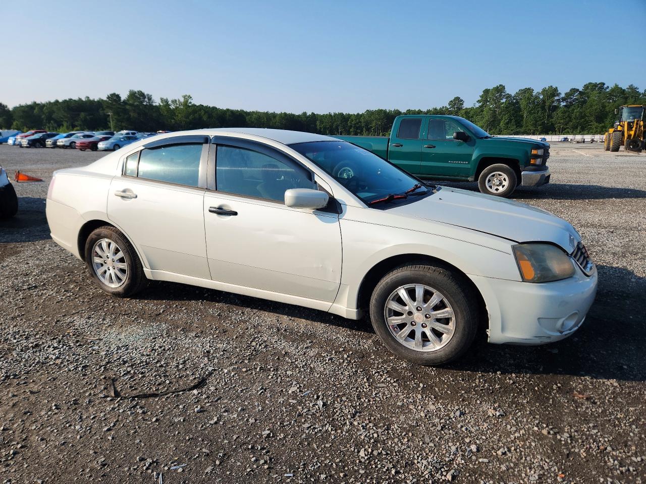 2008 Mitsubishi Galant Es Premium White vin: 4A3AB56F58E027956