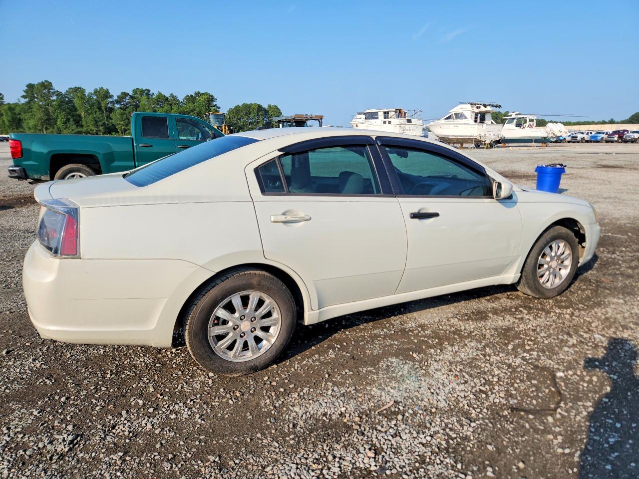 2008 Mitsubishi Galant Es Premium White vin: 4A3AB56F58E027956