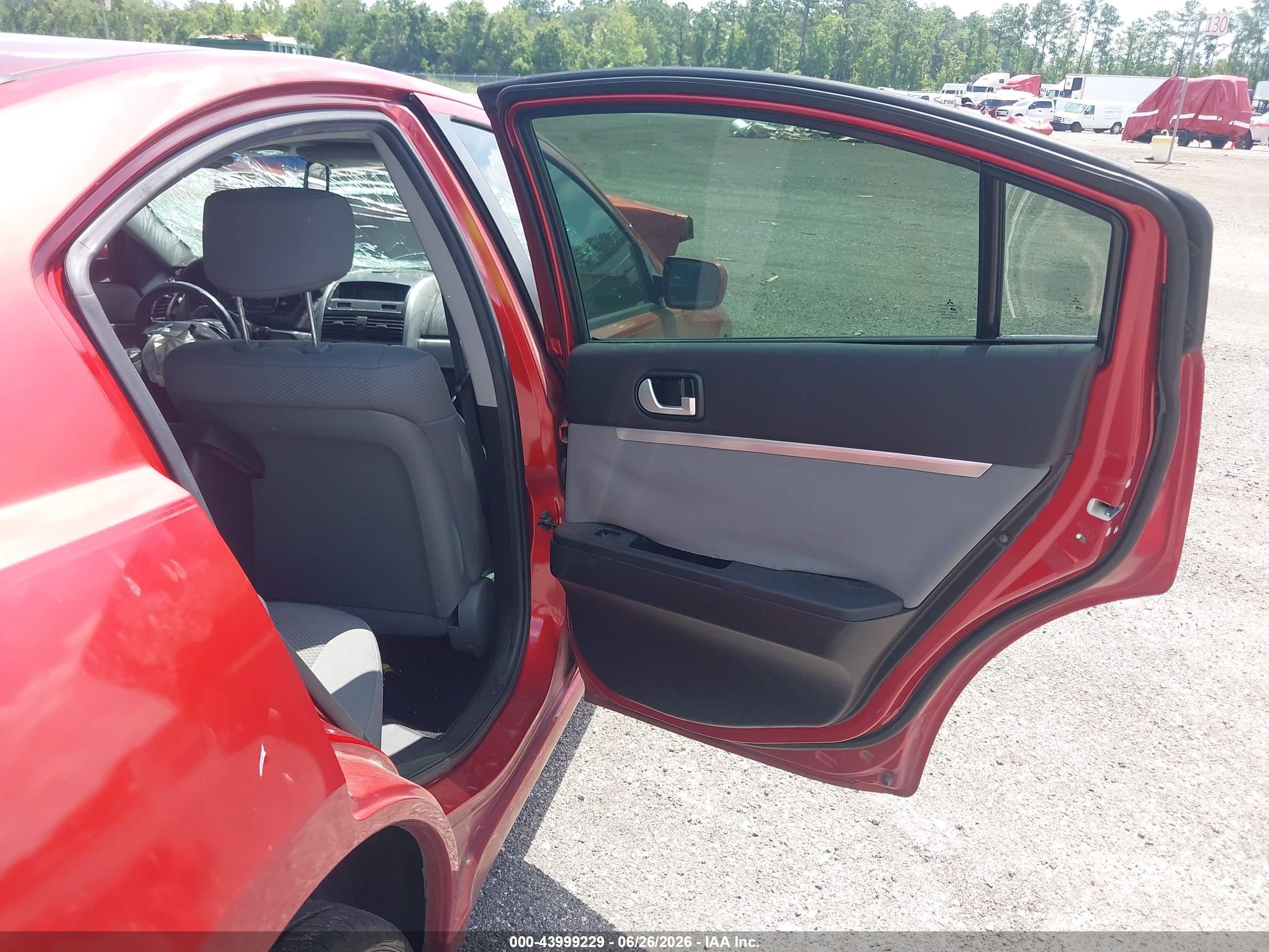 2008 Mitsubishi Galant Es Red vin: 4A3AB56F68E009689