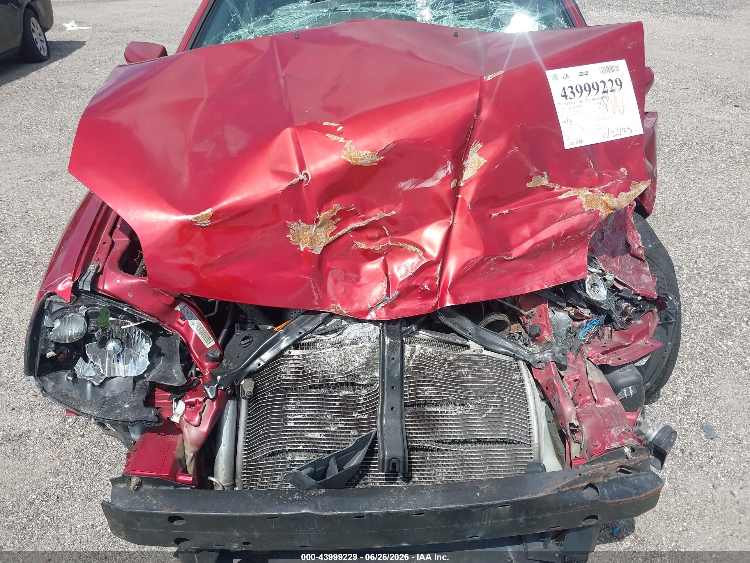 2008 Mitsubishi Galant Es Red vin: 4A3AB56F68E009689