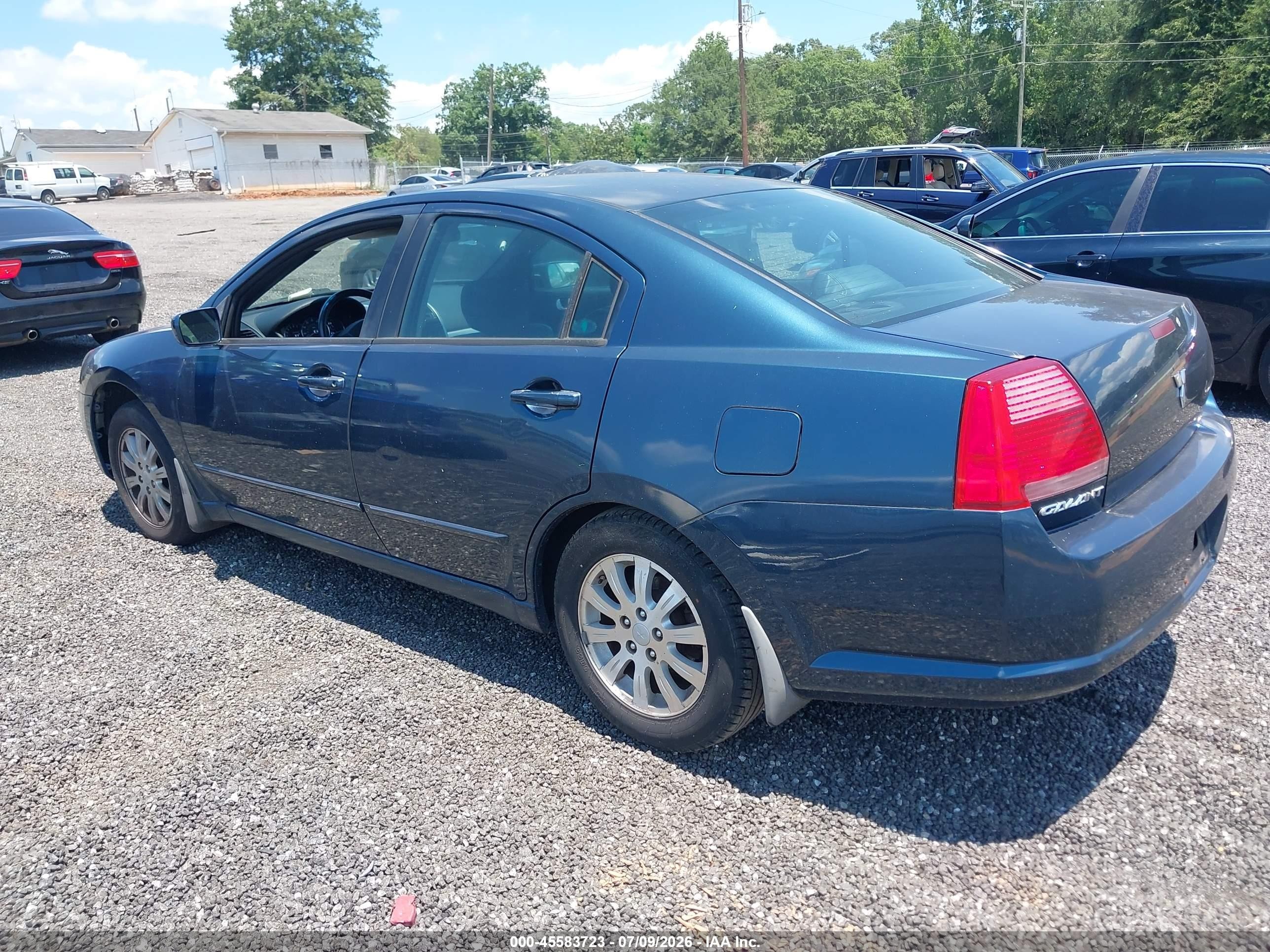 2006 Mitsubishi Galant Es/se Blue vin: 4A3AB56F86E037877