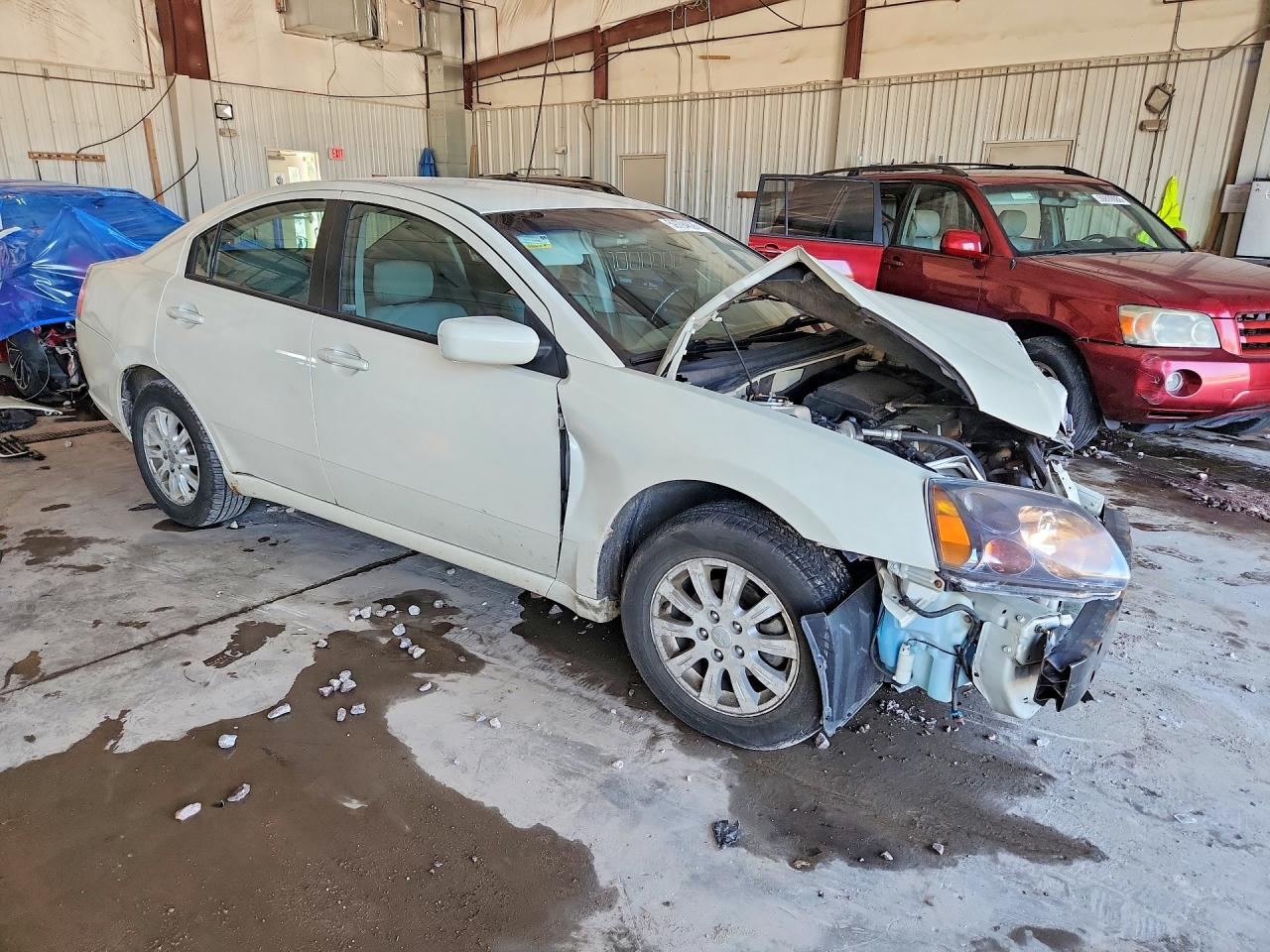 2008 Mitsubishi Galant Es Premium White vin: 4A3AB56FX8E029542