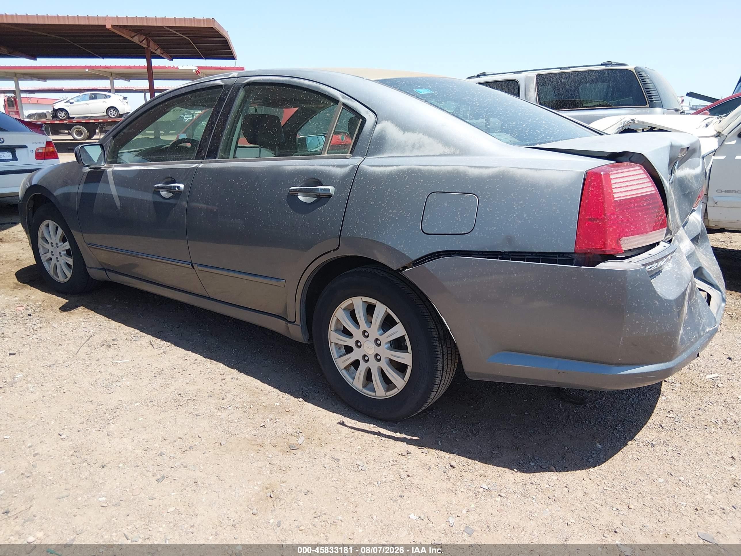 2006 Mitsubishi Galant Ls Gray vin: 4A3AB56S06E006815