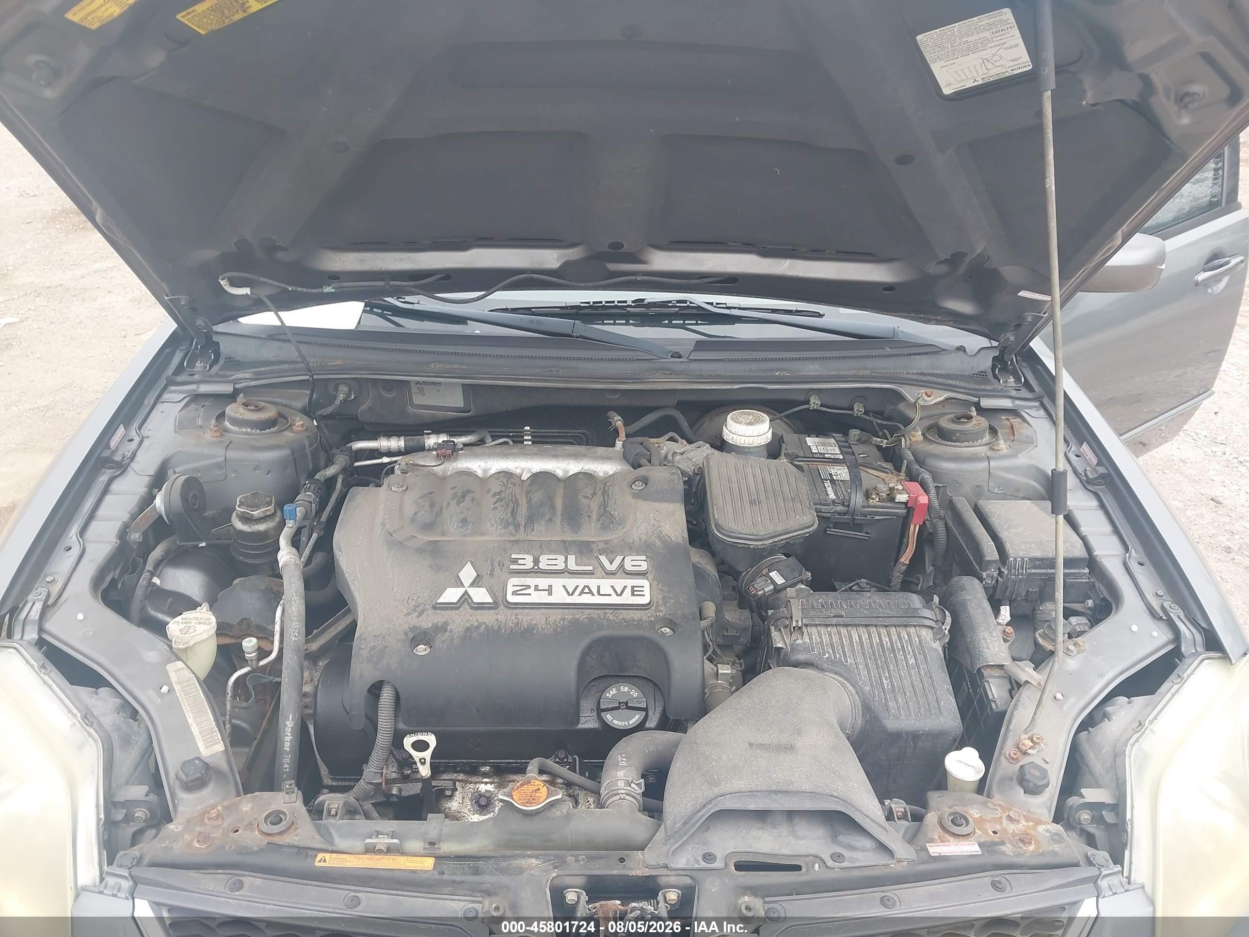 2006 Mitsubishi Galant Ls Серый vin: 4A3AB56S26E024281