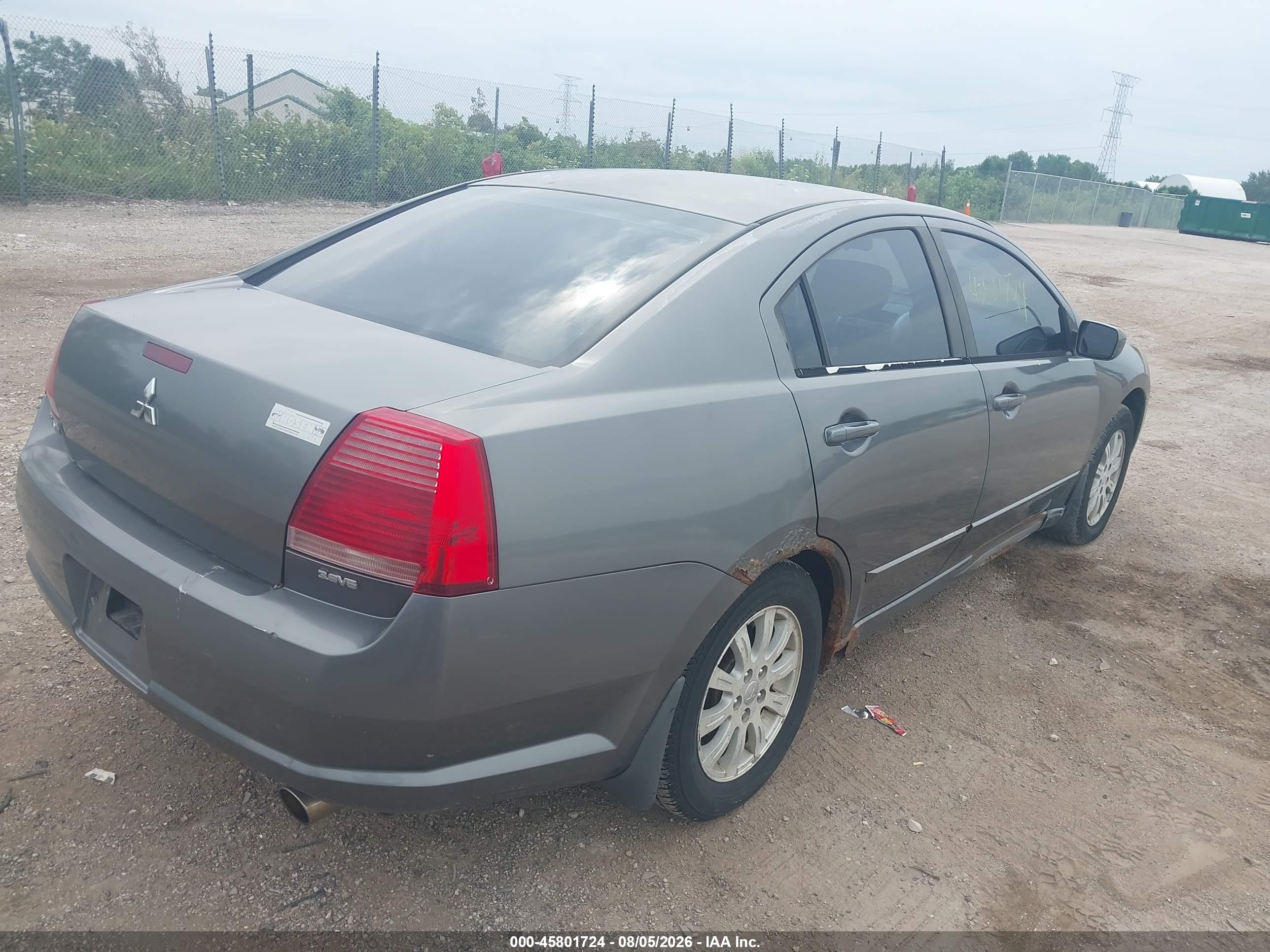 2006 Mitsubishi Galant Ls Серый vin: 4A3AB56S26E024281