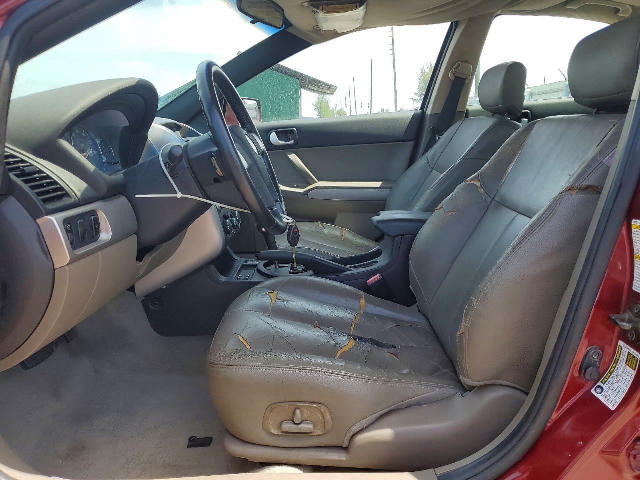 2006 Mitsubishi Galant Ls Premium Burgundy vin: 4A3AB56S26E062738