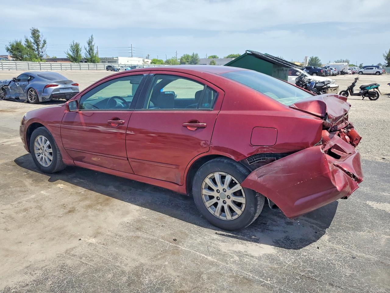 2006 Mitsubishi Galant Ls Premium Burgundy vin: 4A3AB56S26E062738