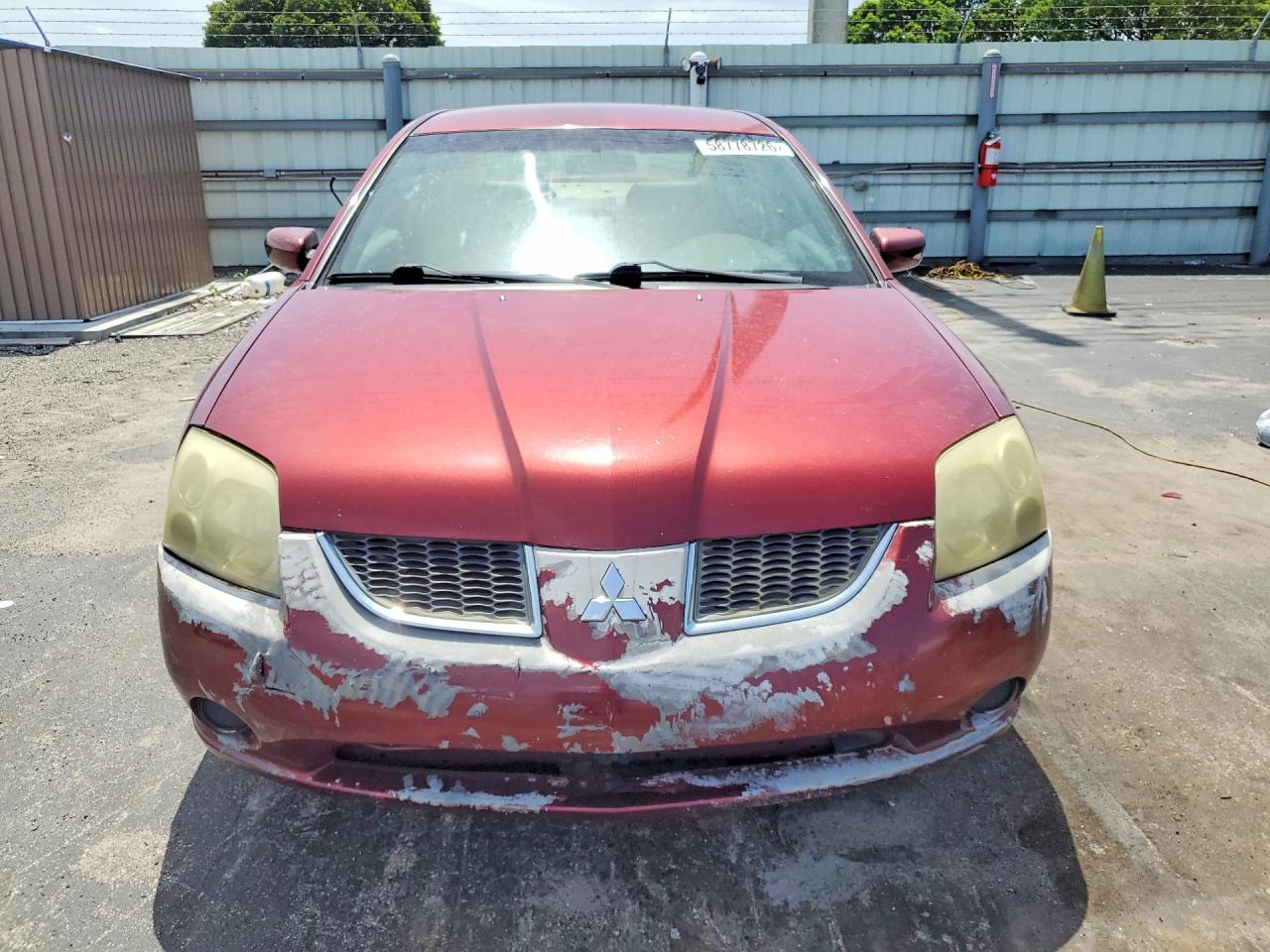 2006 Mitsubishi Galant Ls Premium Burgundy vin: 4A3AB56S26E062738