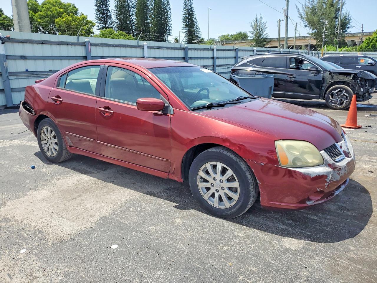 2006 Mitsubishi Galant Ls Premium Burgundy vin: 4A3AB56S26E062738