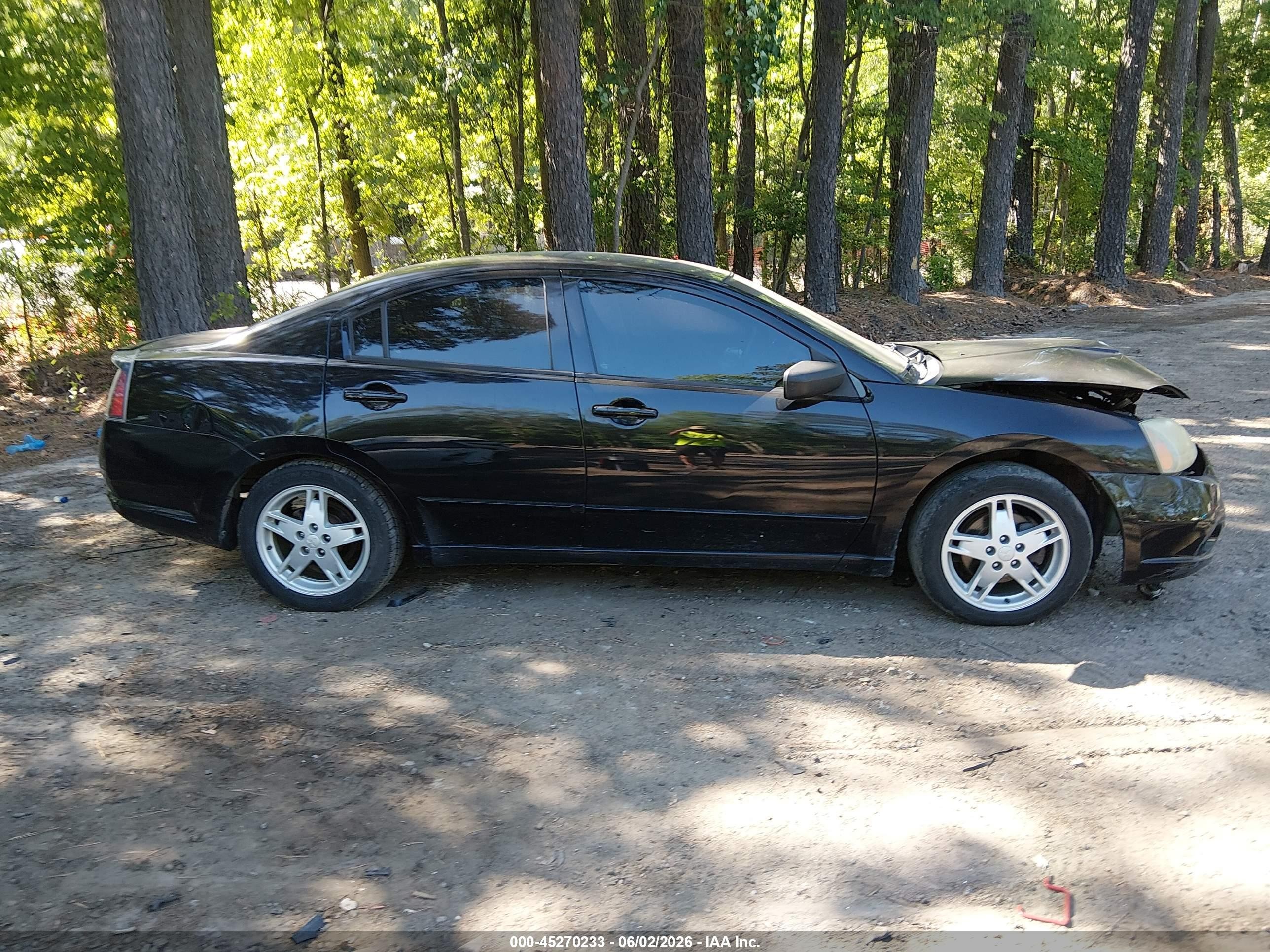 2005 Mitsubishi Galant Gts Black vin: 4A3AB76S45E073492