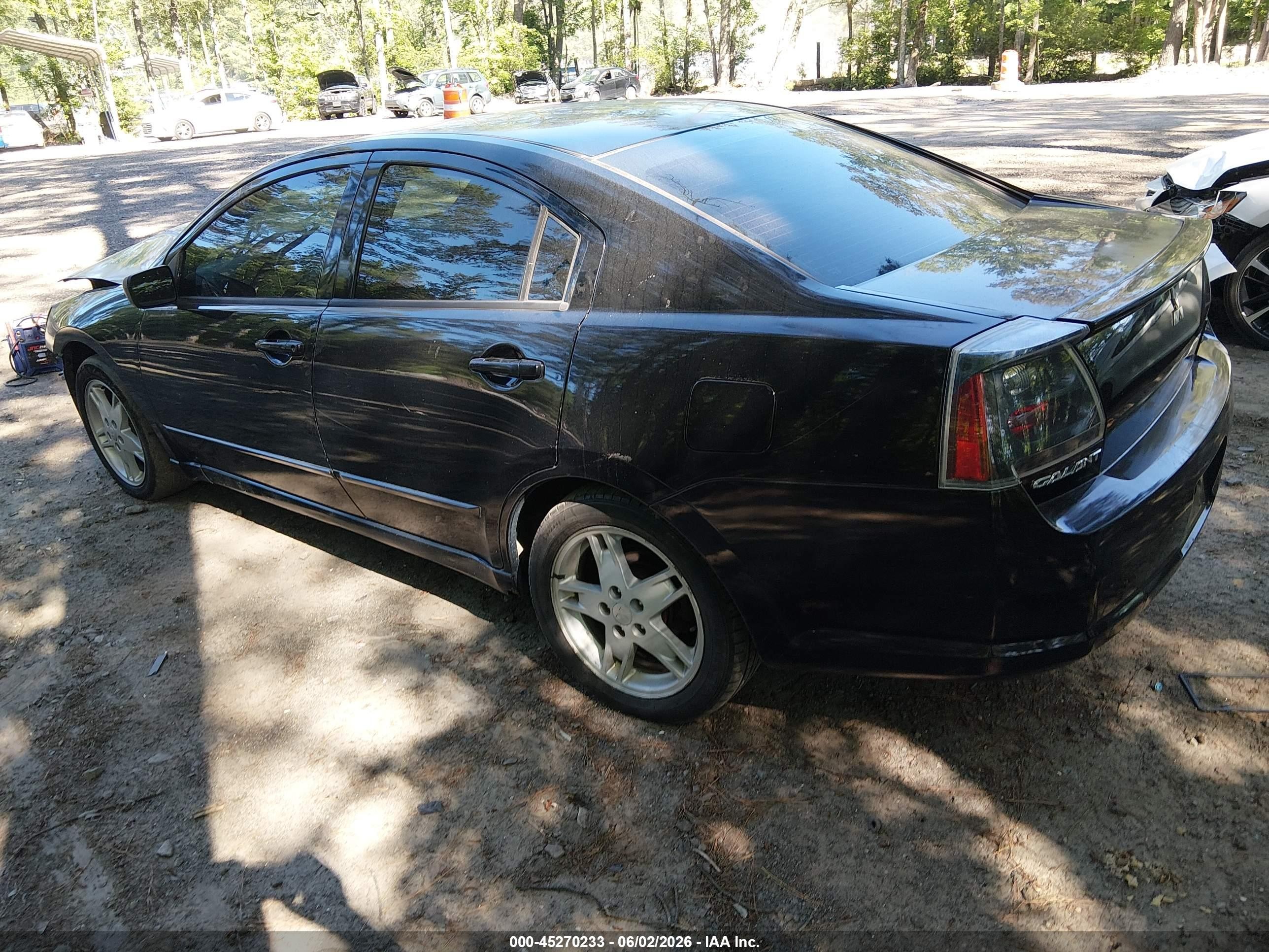 2005 Mitsubishi Galant Gts Black vin: 4A3AB76S45E073492