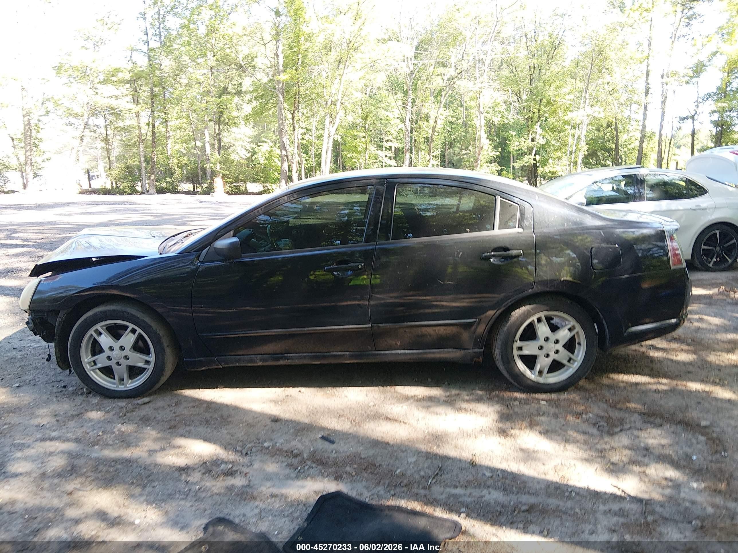 2005 Mitsubishi Galant Gts Black vin: 4A3AB76S45E073492