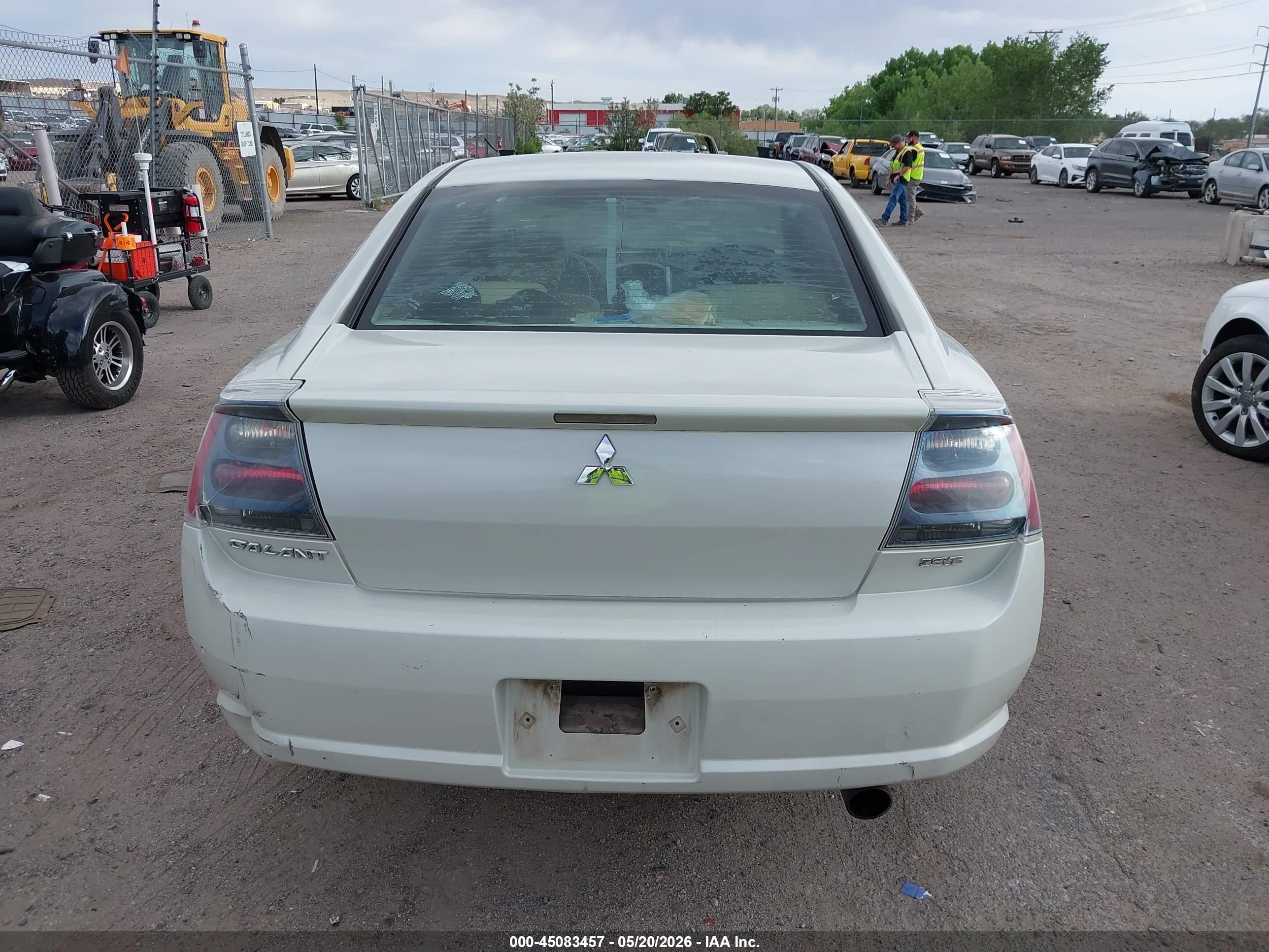 2006 Mitsubishi Galant Gts White vin: 4A3AB76S46E069878
