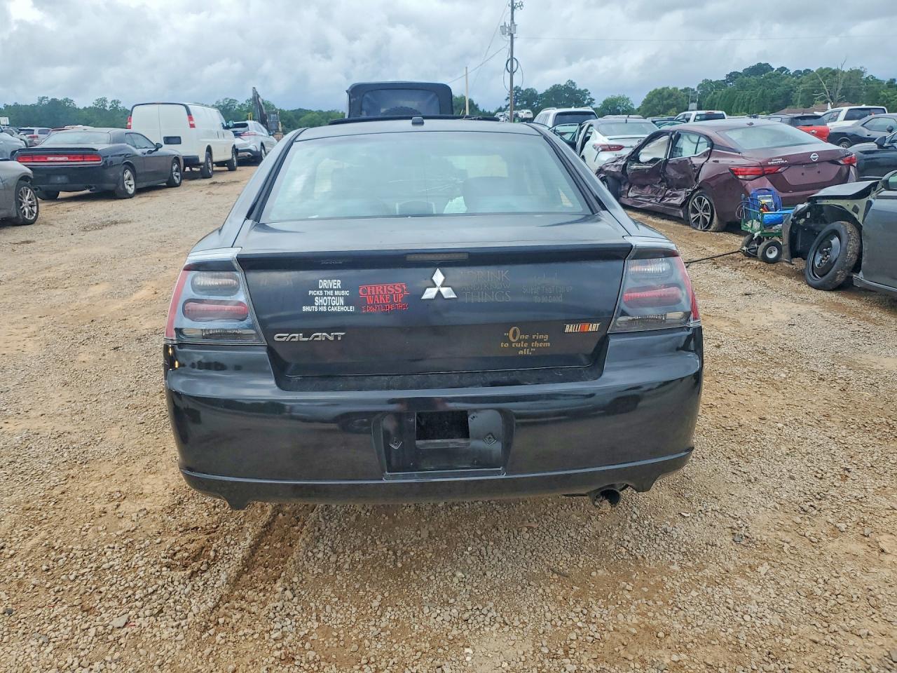2007 Mitsubishi Galant Ralliart Black vin: 4A3AB76T07E042106