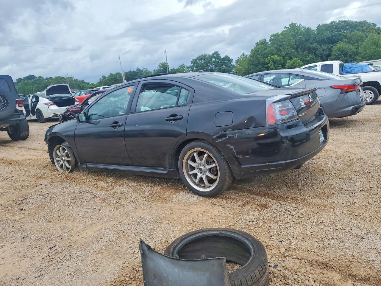 2007 Mitsubishi Galant Ralliart Black vin: 4A3AB76T07E042106