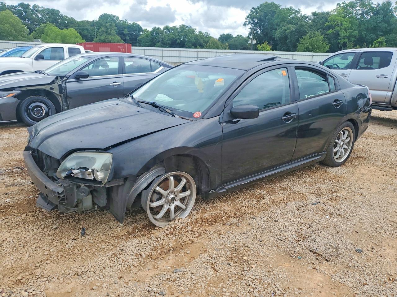 2007 Mitsubishi Galant Ralliart Black vin: 4A3AB76T07E042106