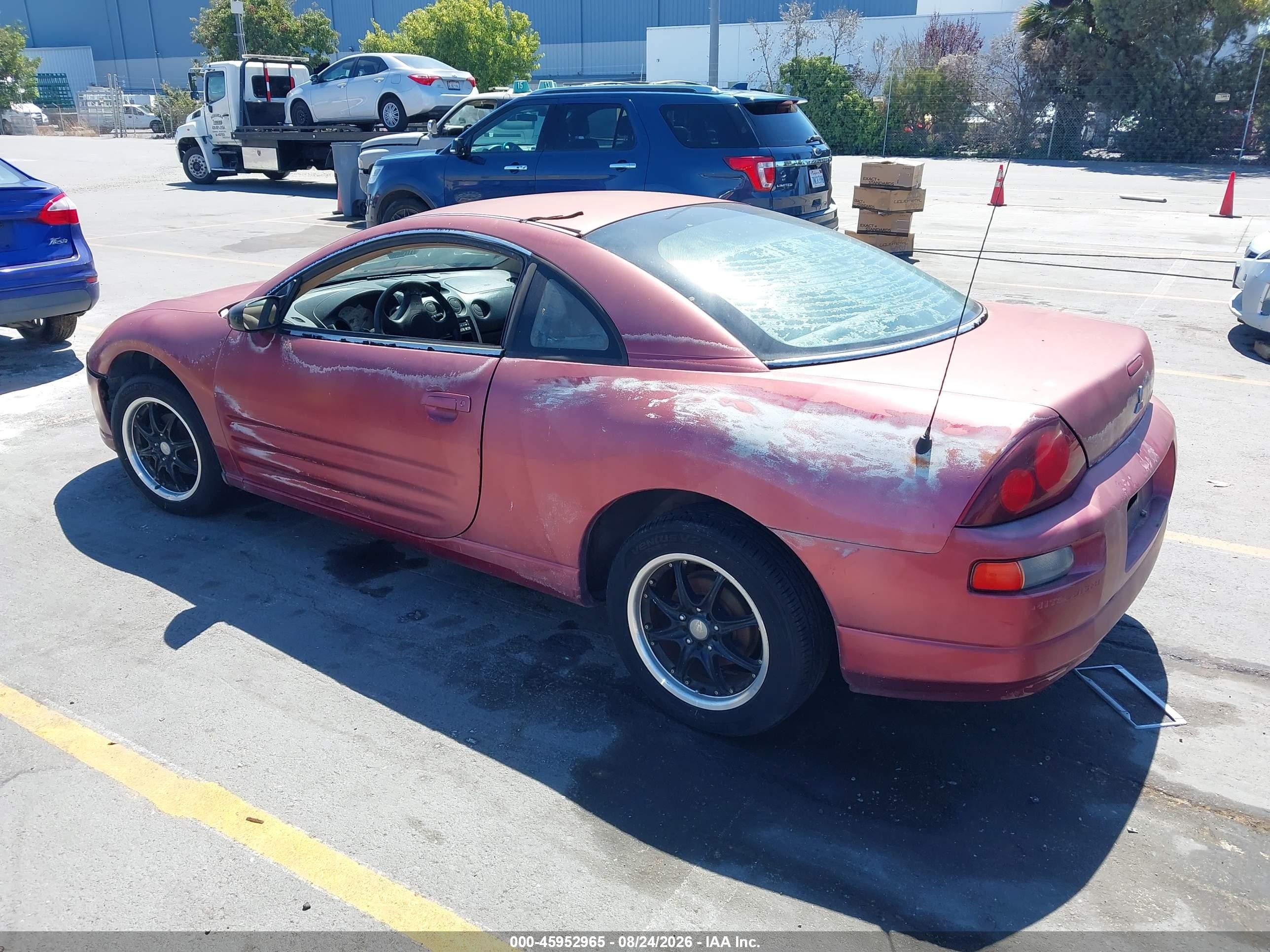 2001 Mitsubishi Eclipse Rs Red vin: 4A3AC34G31E204636
