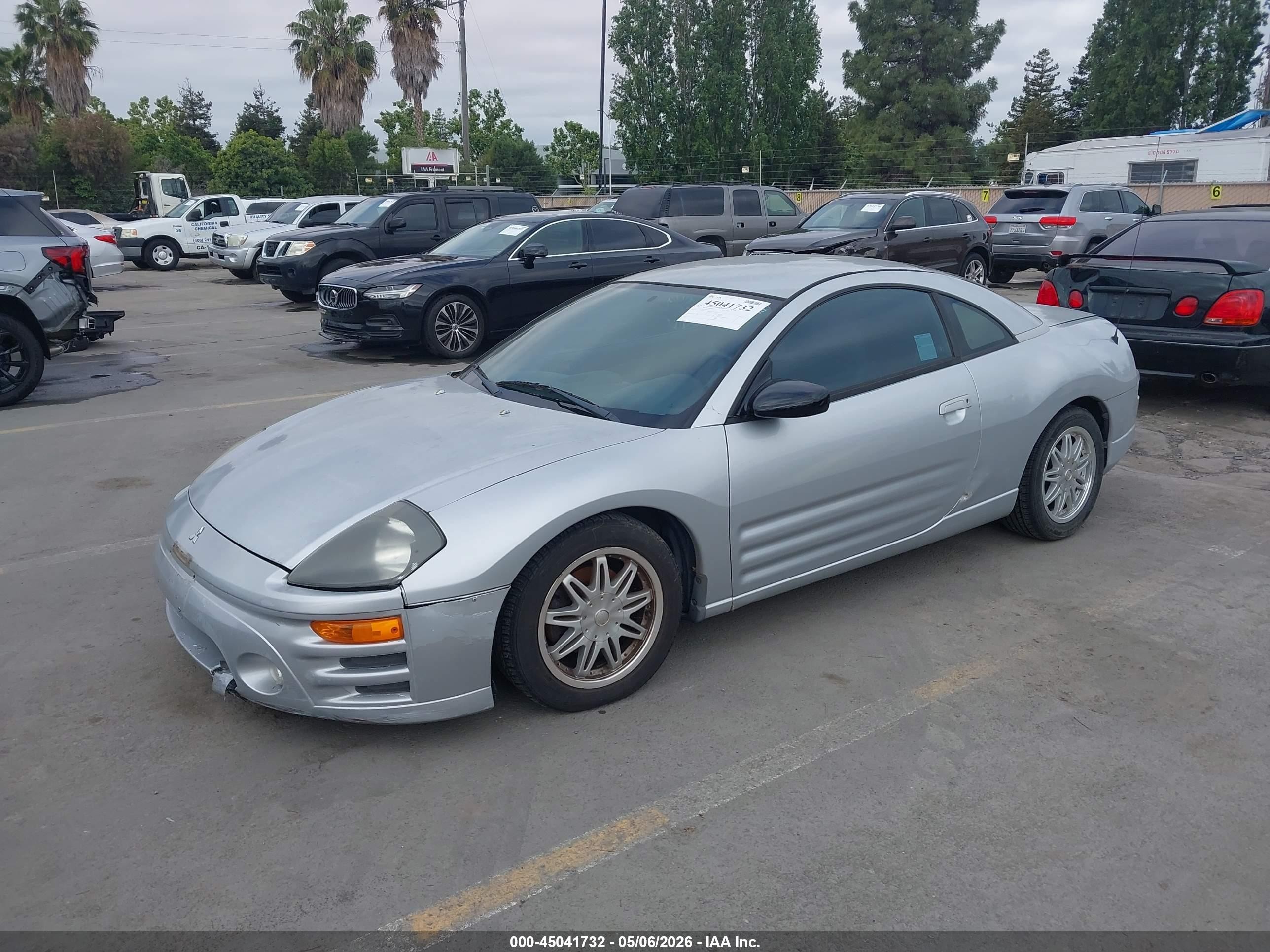 2003 Mitsubishi Eclipse Rs Silver vin: 4A3AC34G33E001331