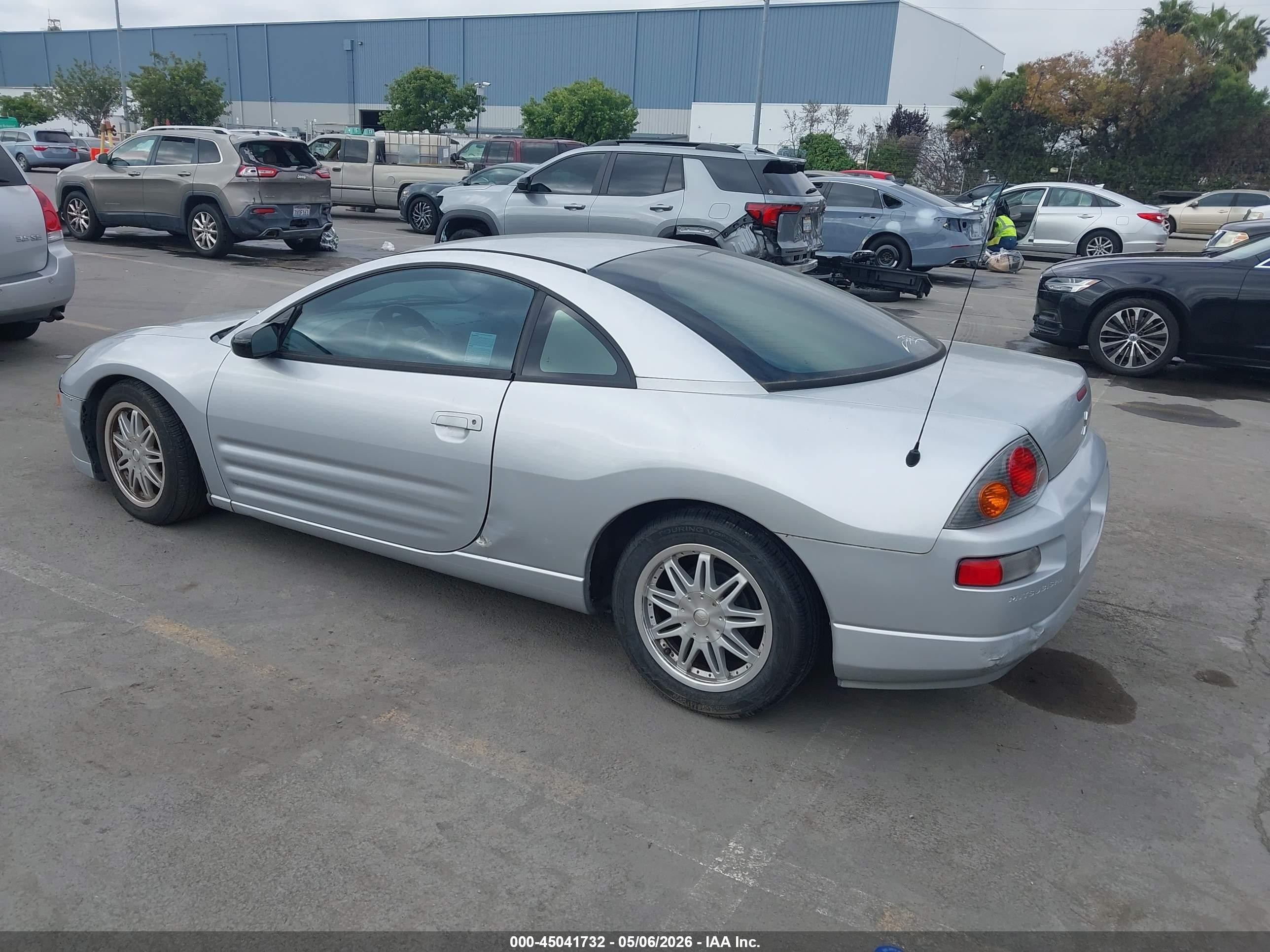 2003 Mitsubishi Eclipse Rs Silver vin: 4A3AC34G33E001331