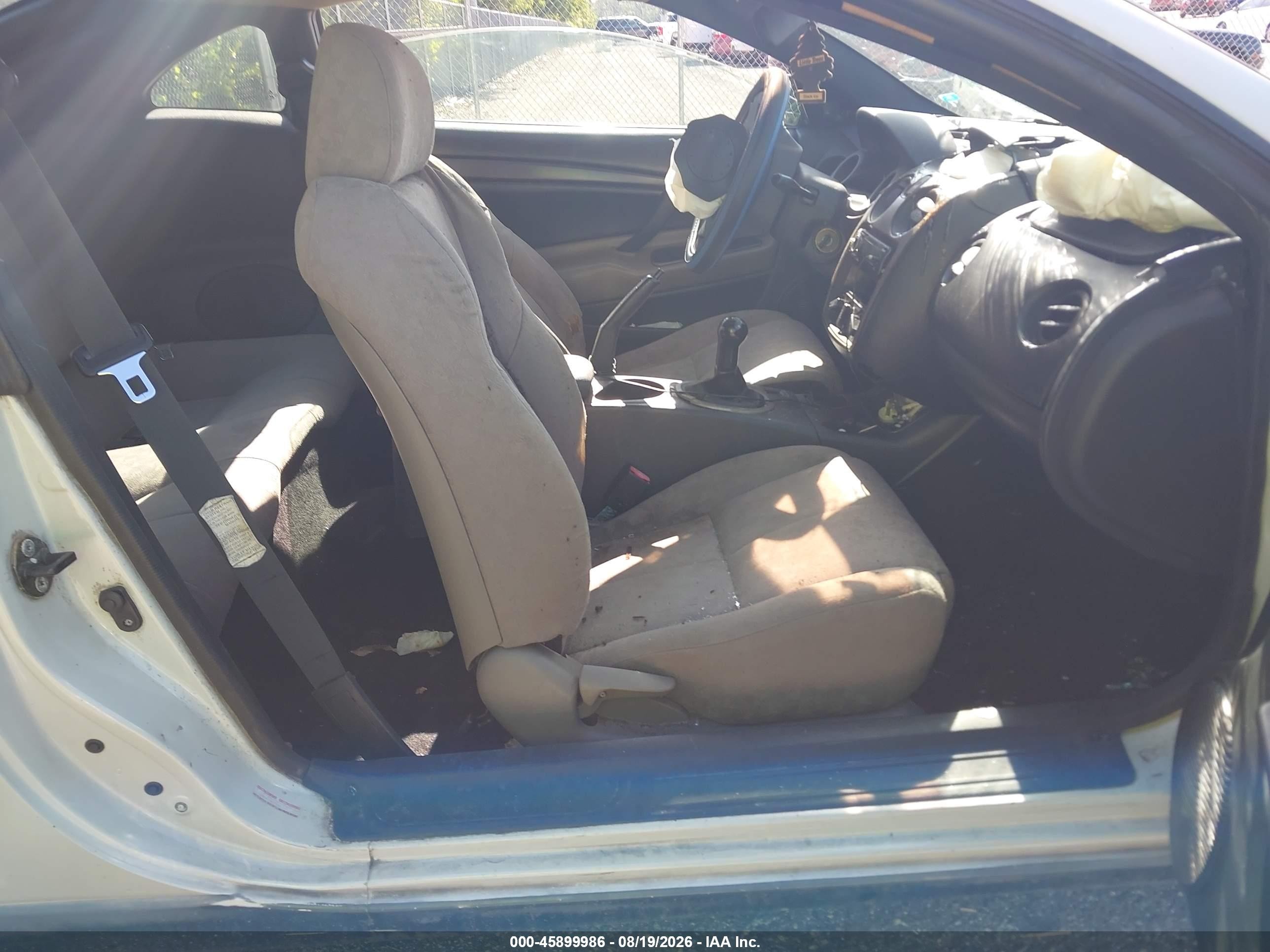 2003 Mitsubishi Eclipse Rs White vin: 4A3AC34G43E101311