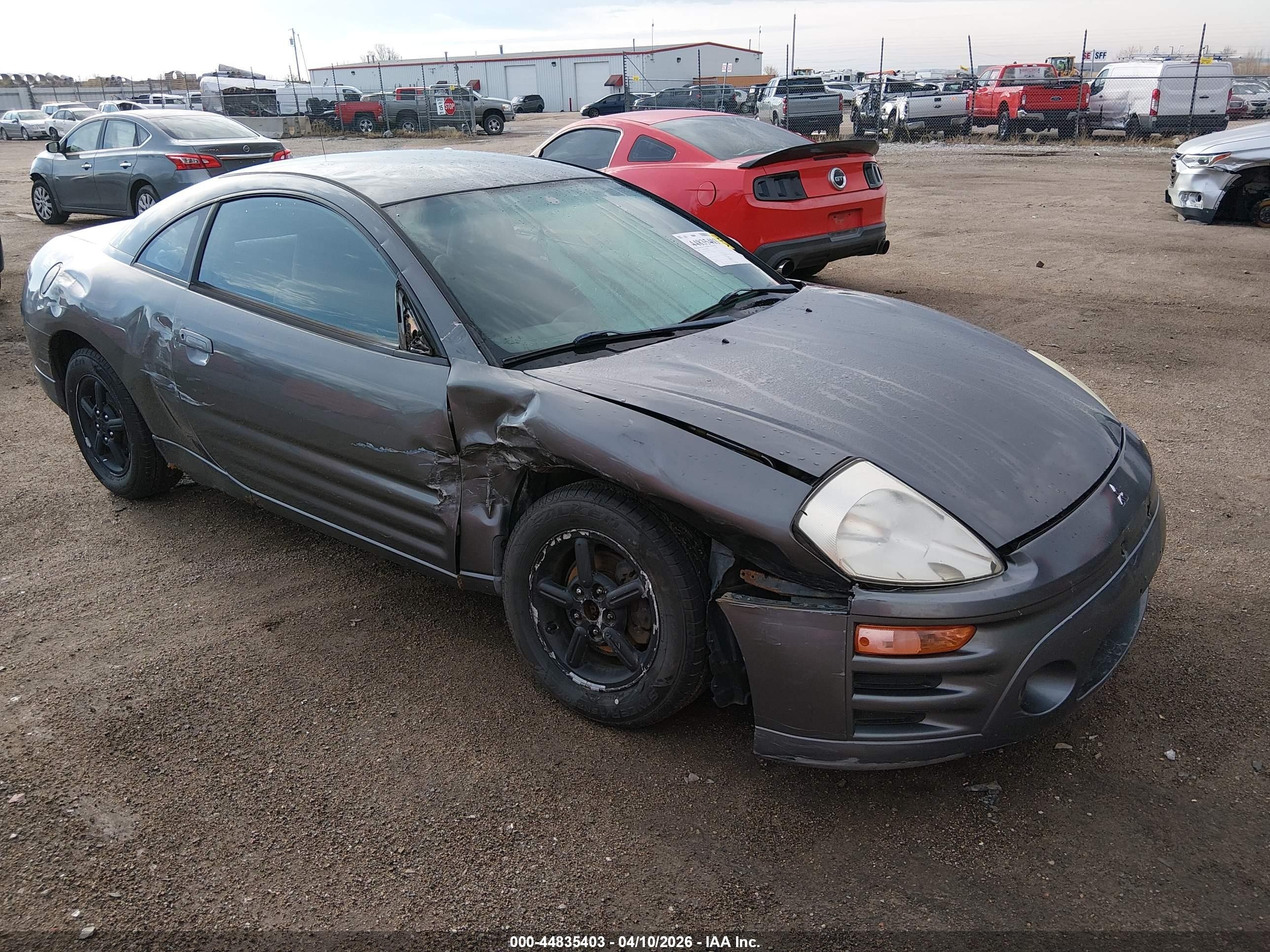 2003 Mitsubishi Eclipse Rs Gray vin: 4A3AC34G63E125769