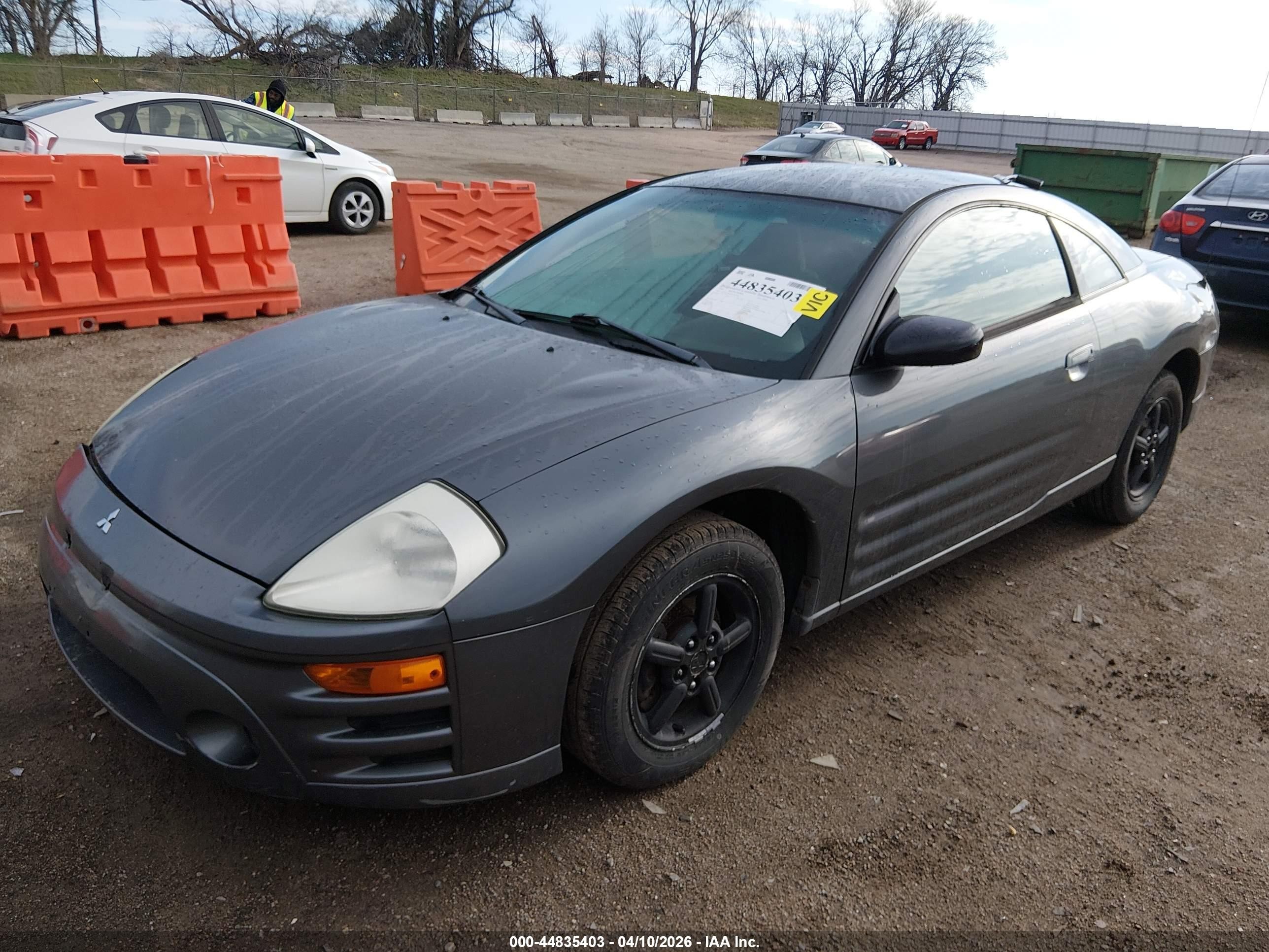 2003 Mitsubishi Eclipse Rs Gray vin: 4A3AC34G63E125769