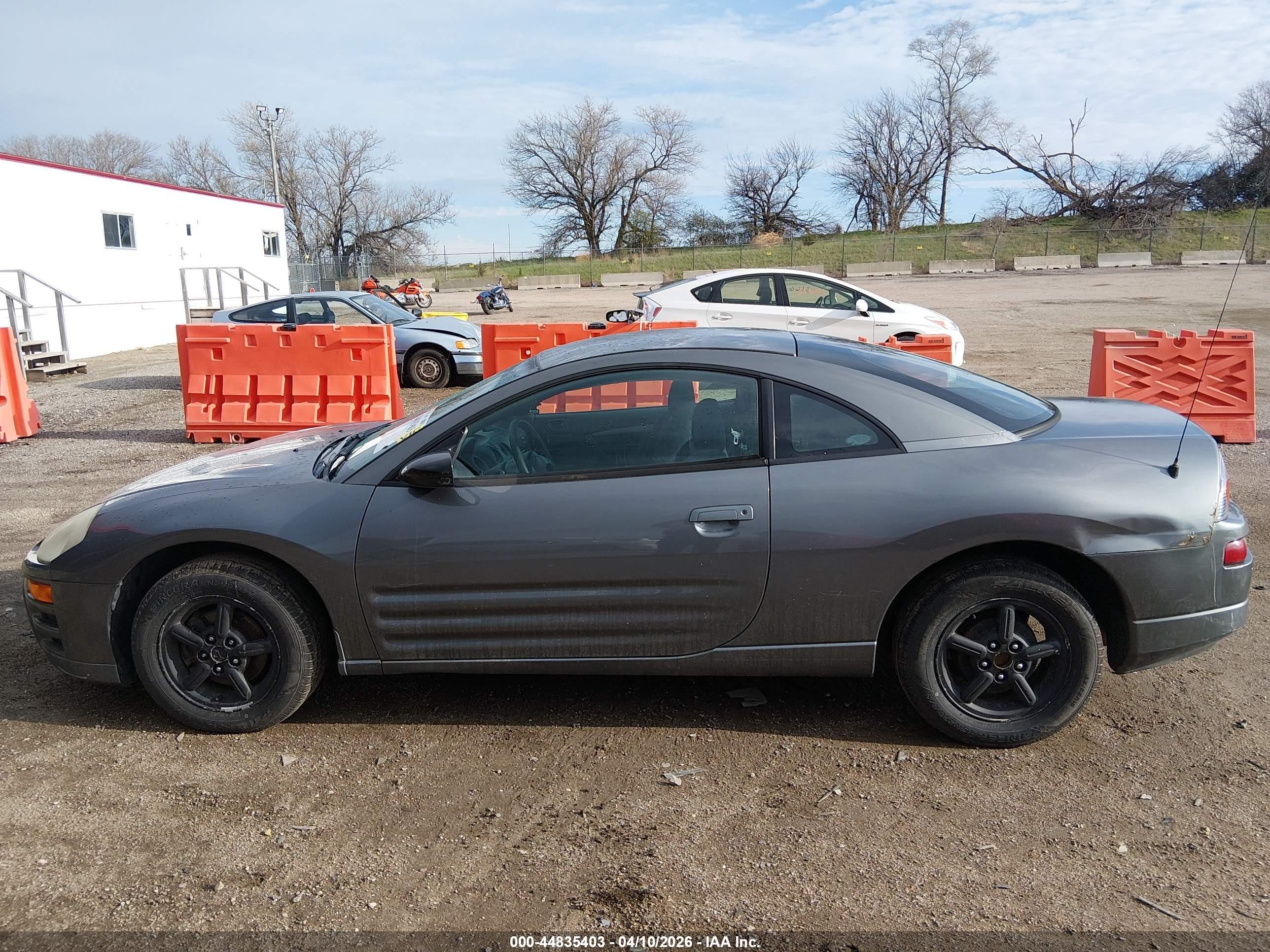 2003 Mitsubishi Eclipse Rs Gray vin: 4A3AC34G63E125769