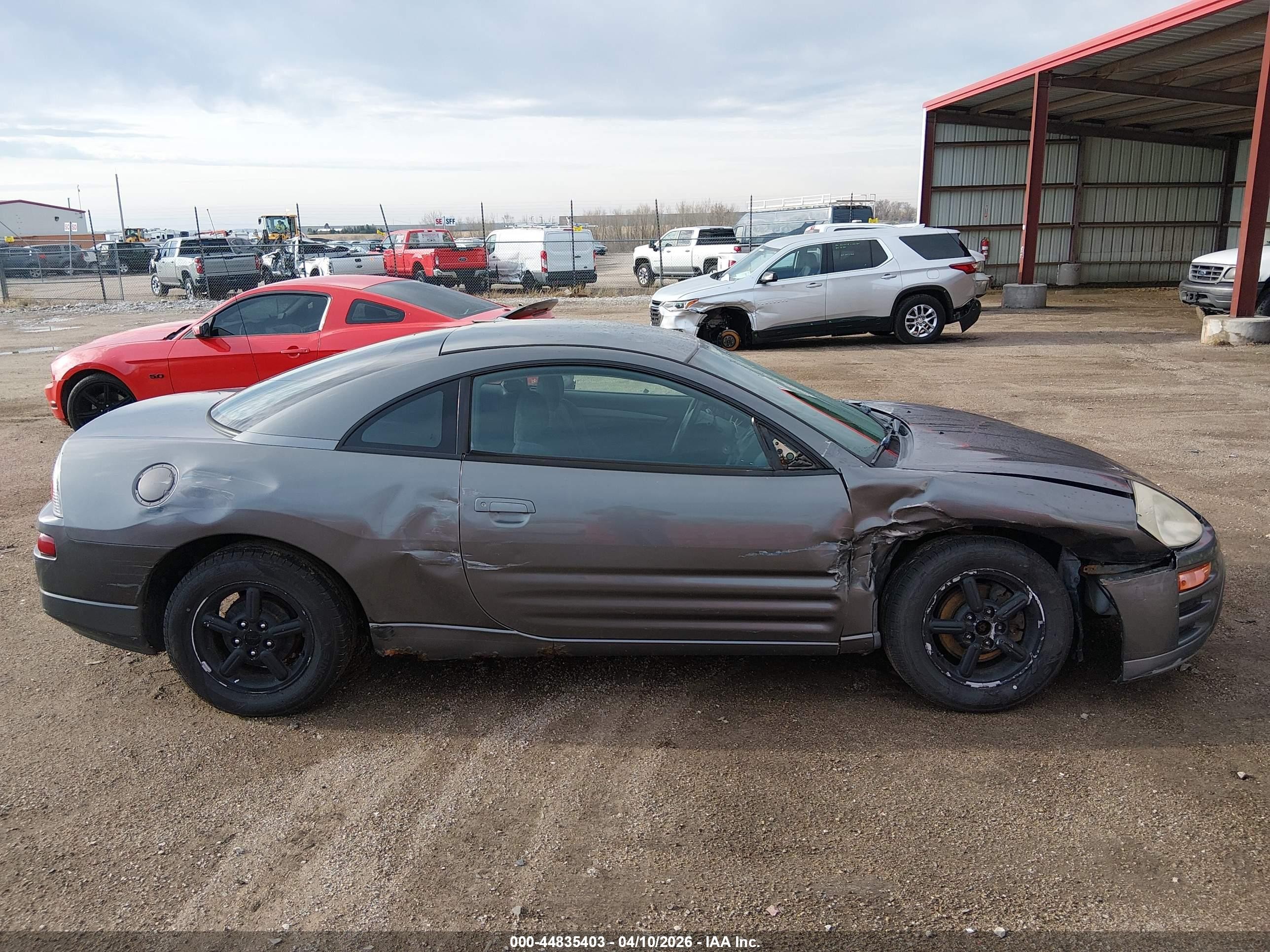 2003 Mitsubishi Eclipse Rs Gray vin: 4A3AC34G63E125769