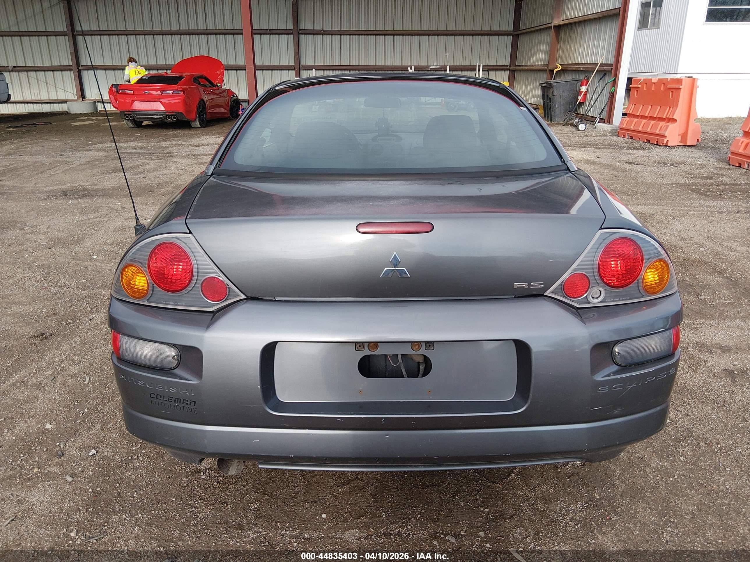 2003 Mitsubishi Eclipse Rs Gray vin: 4A3AC34G63E125769