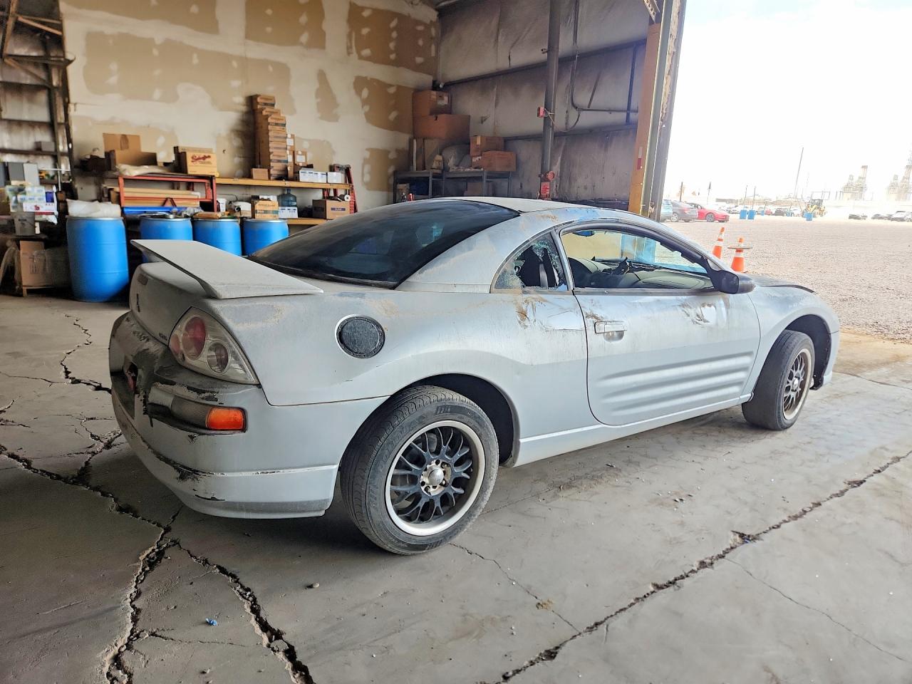 2002 Mitsubishi Eclipse Gs Silver vin: 4A3AC44G32E095750