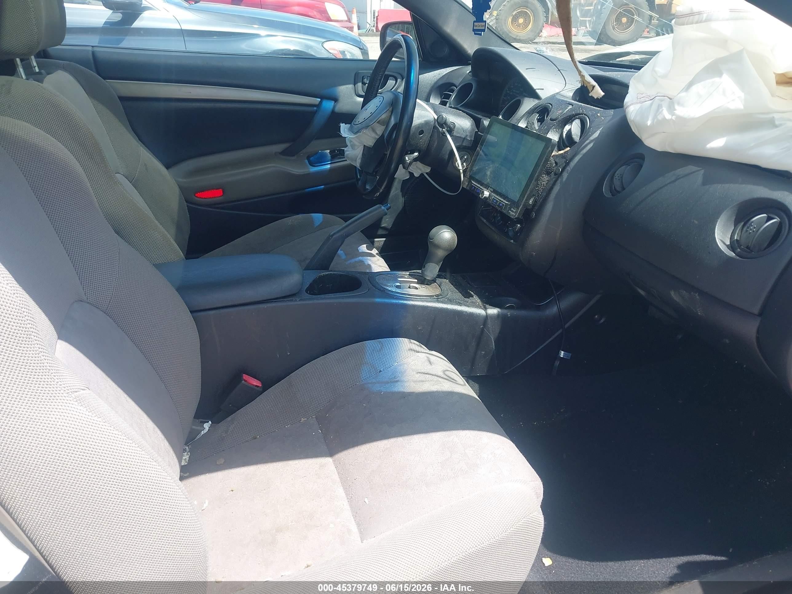 2005 Mitsubishi Eclipse Gs White vin: 4A3AC44G35E010930