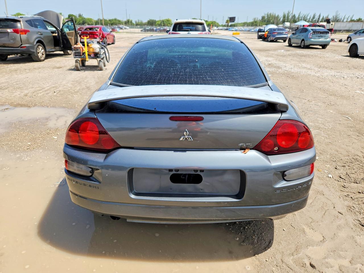 2002 Mitsubishi Eclipse Gs Gray vin: 4A3AC44G42E013444