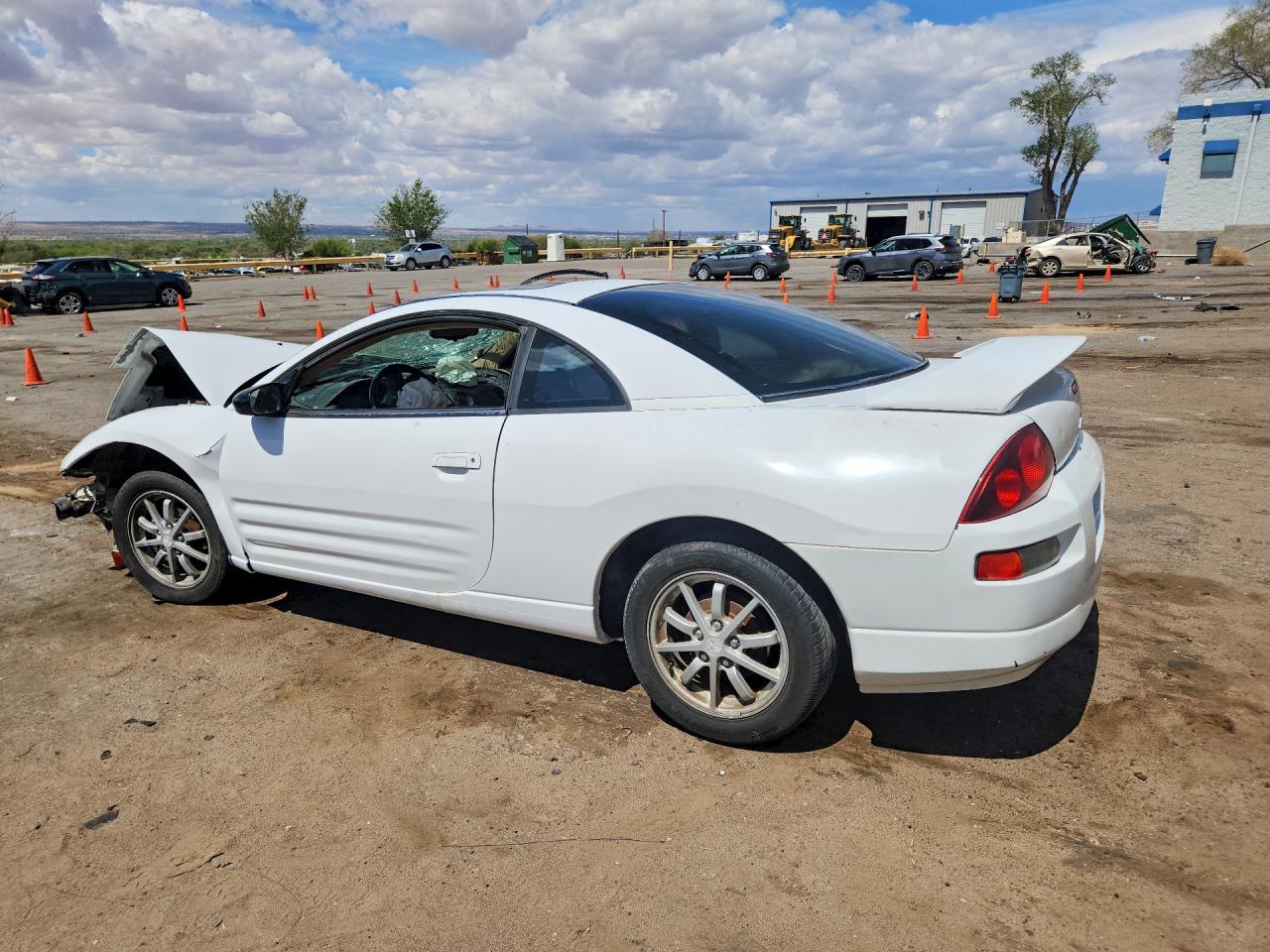 2000 Mitsubishi Eclipse Gs White vin: 4A3AC44G4YE040331