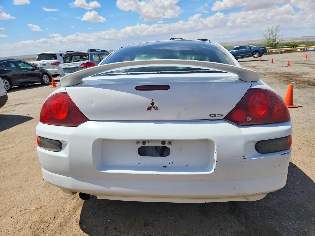 2000 Mitsubishi Eclipse Gs White vin: 4A3AC44G4YE040331
