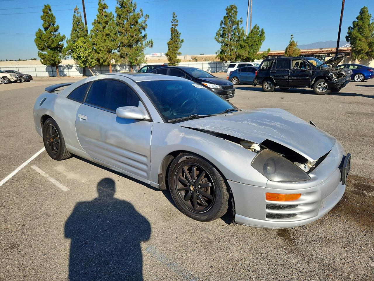 2000 Mitsubishi Eclipse Gs Silver vin: 4A3AC44G6YE043781