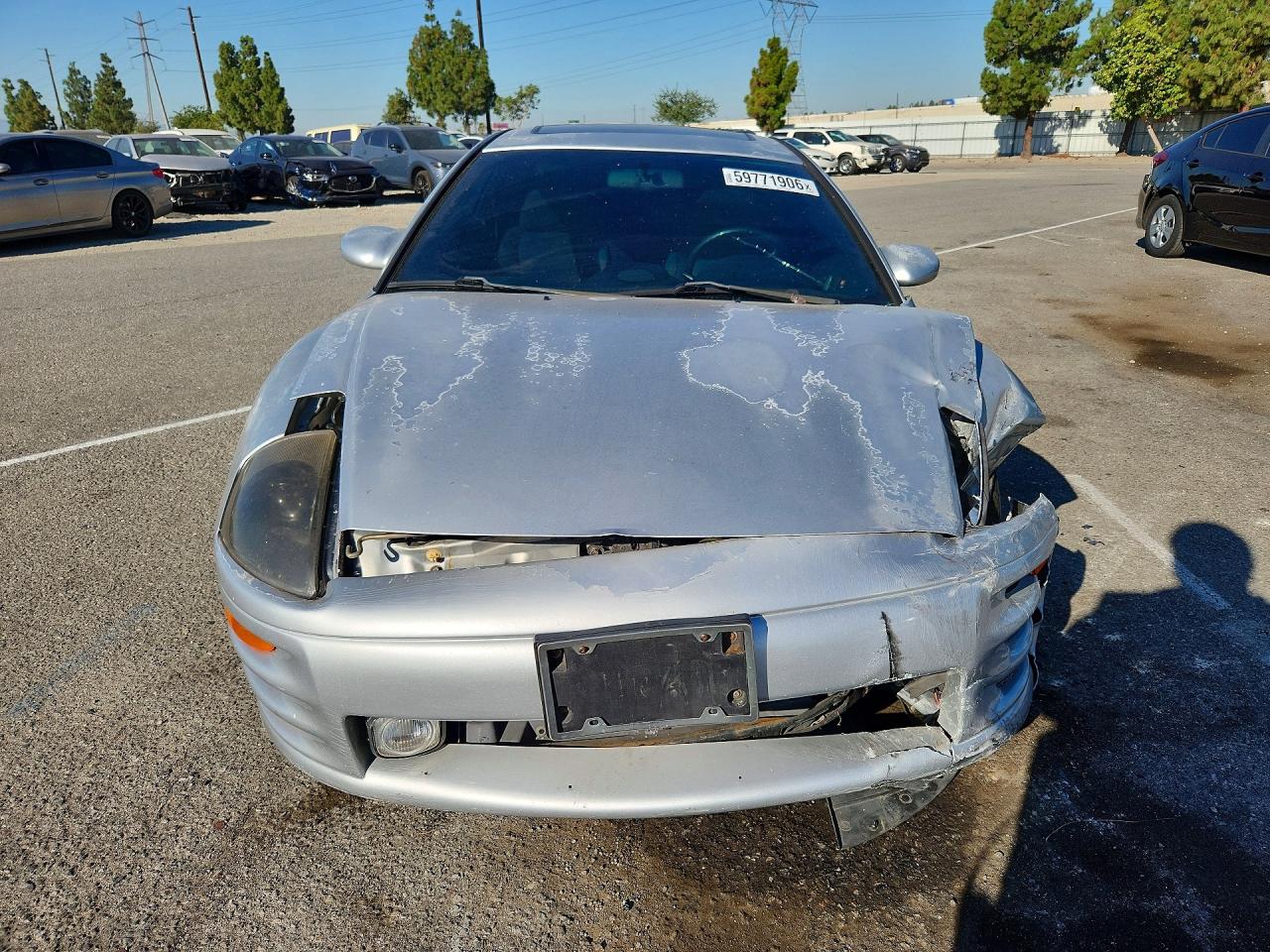 2000 Mitsubishi Eclipse Gs Silver vin: 4A3AC44G6YE043781