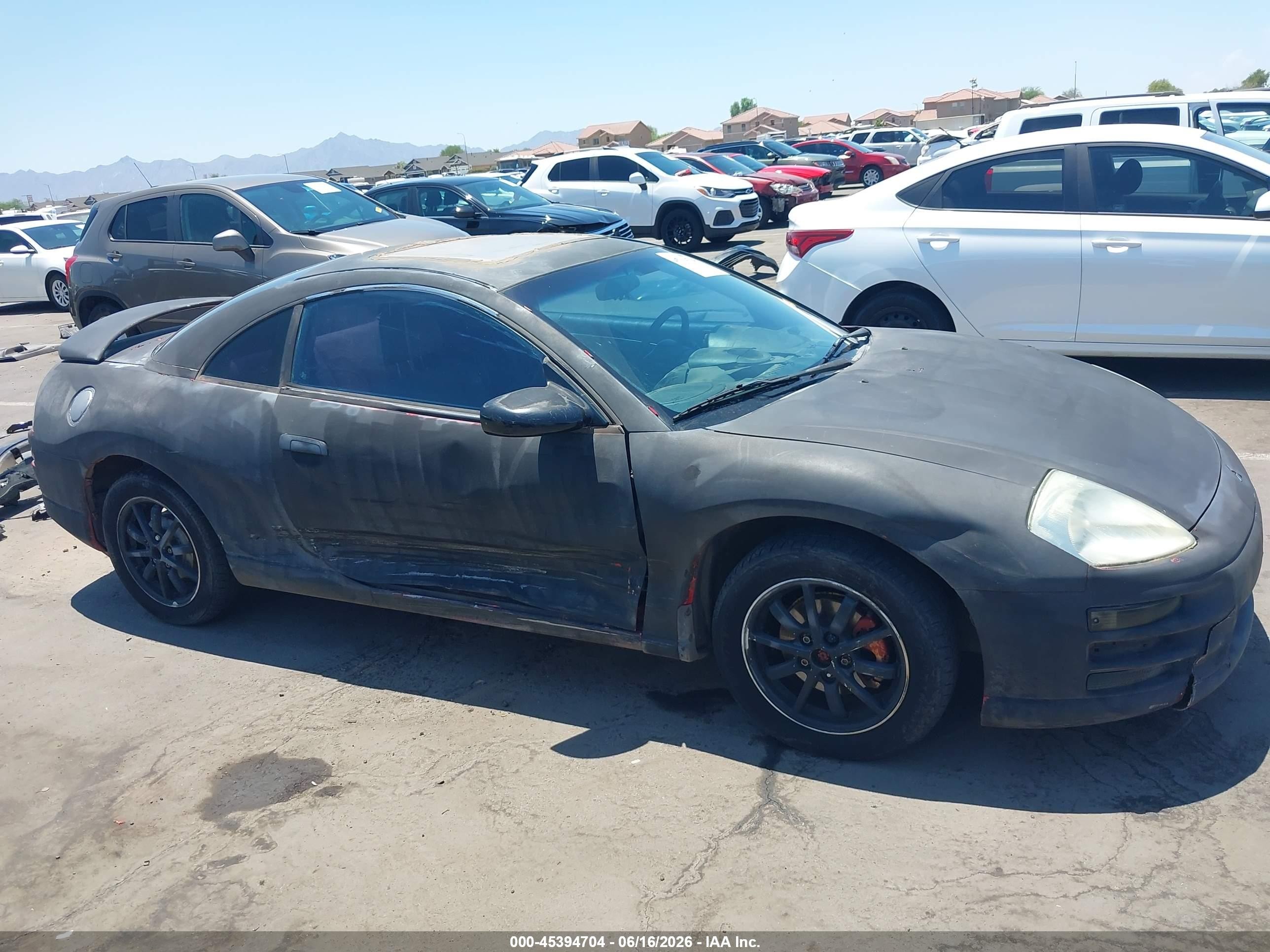 2002 Mitsubishi Eclipse Gs Black vin: 4A3AC44G72E088347