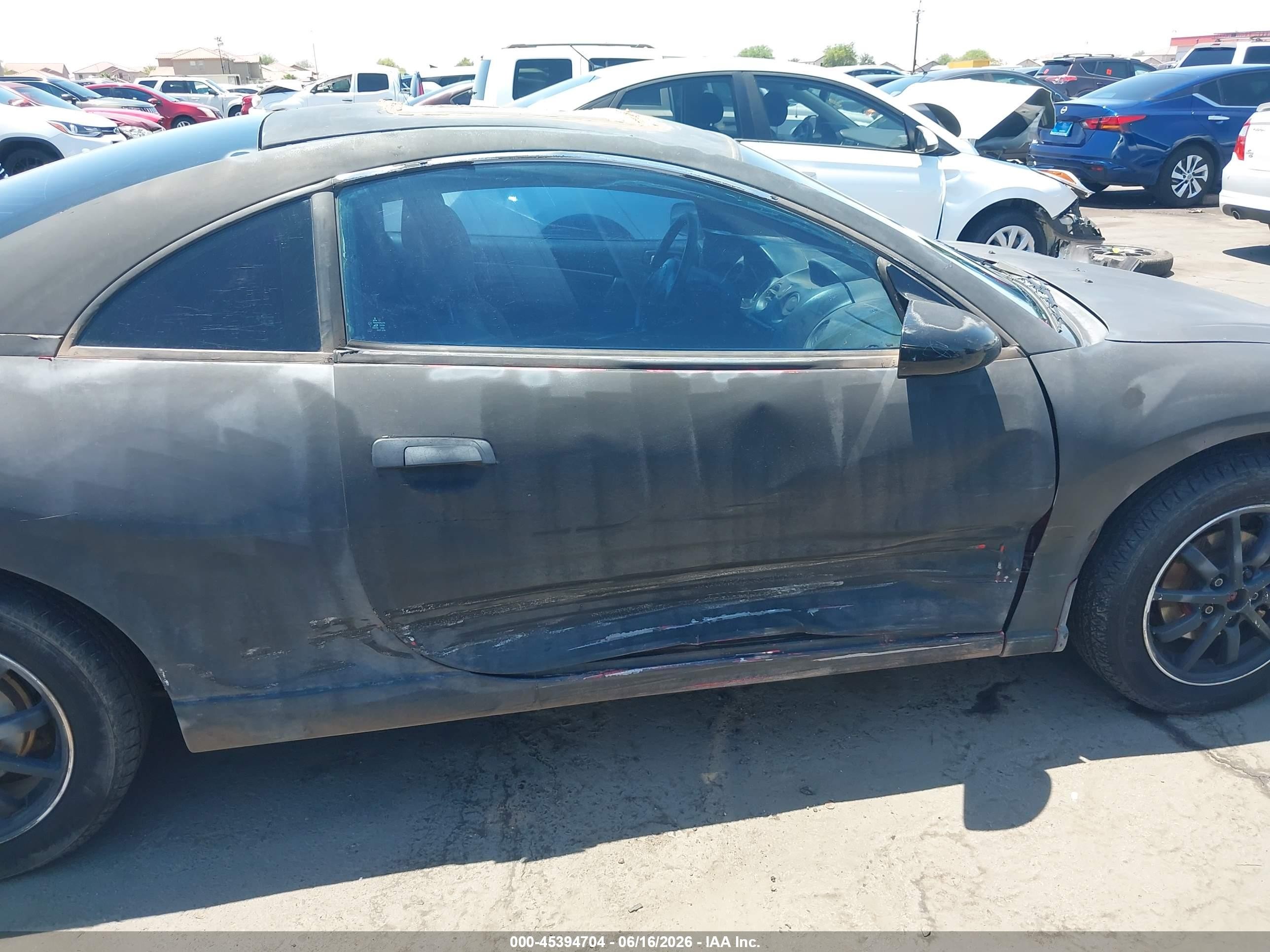 2002 Mitsubishi Eclipse Gs Black vin: 4A3AC44G72E088347