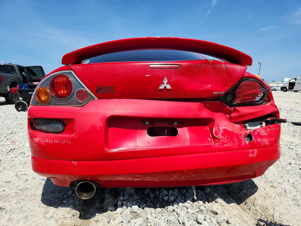 2003 Mitsubishi Eclipse Gs Red vin: 4A3AC44G73E059156