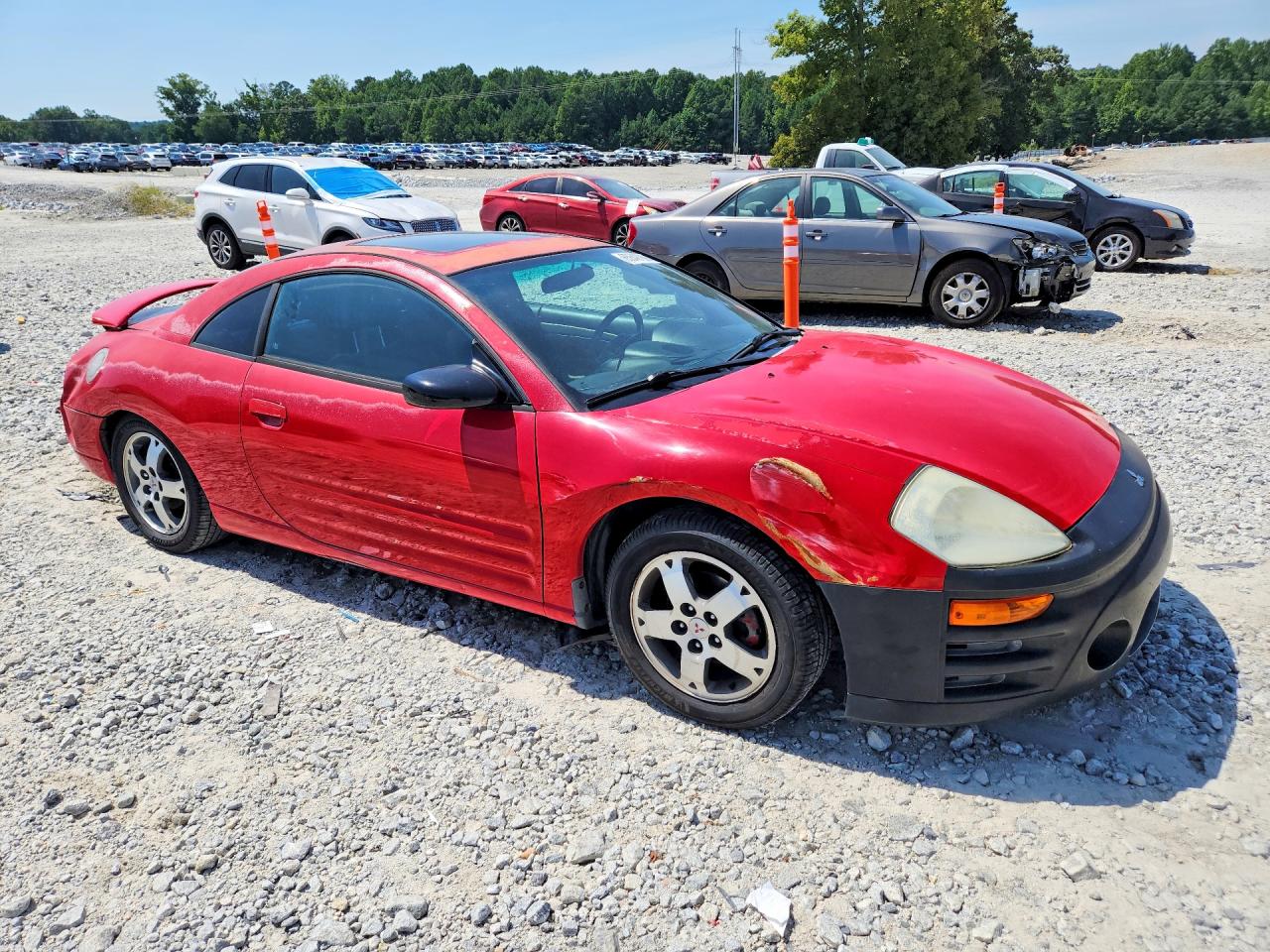 2003 Mitsubishi Eclipse Gs Red vin: 4A3AC44G73E059156