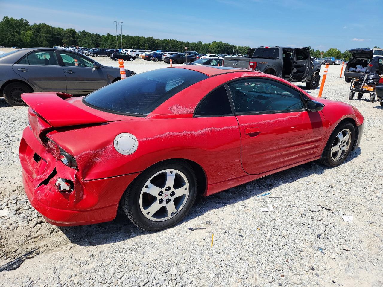 2003 Mitsubishi Eclipse Gs Red vin: 4A3AC44G73E059156