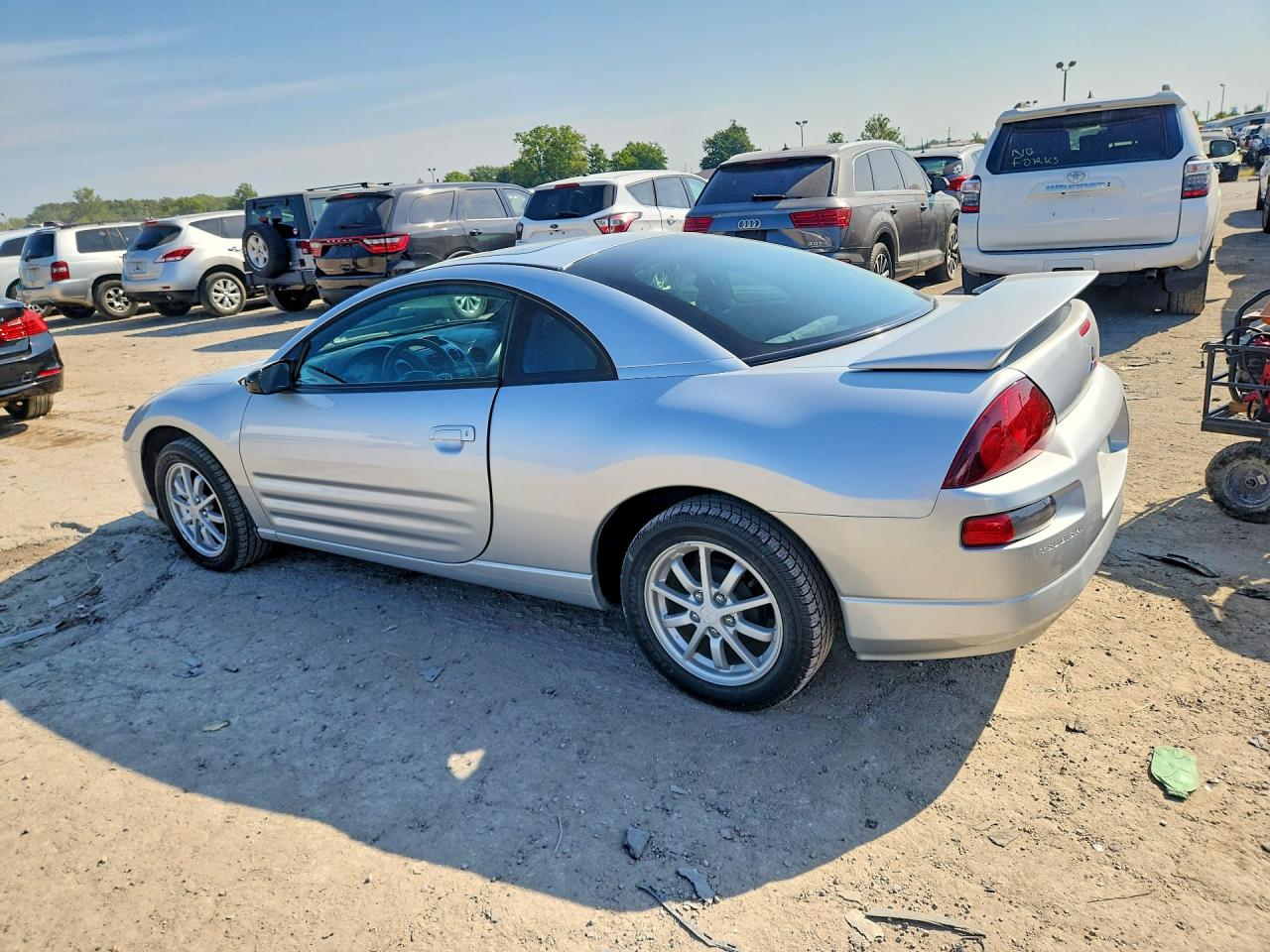 2001 Mitsubishi Eclipse Gs Silver vin: 4A3AC44G81E159327