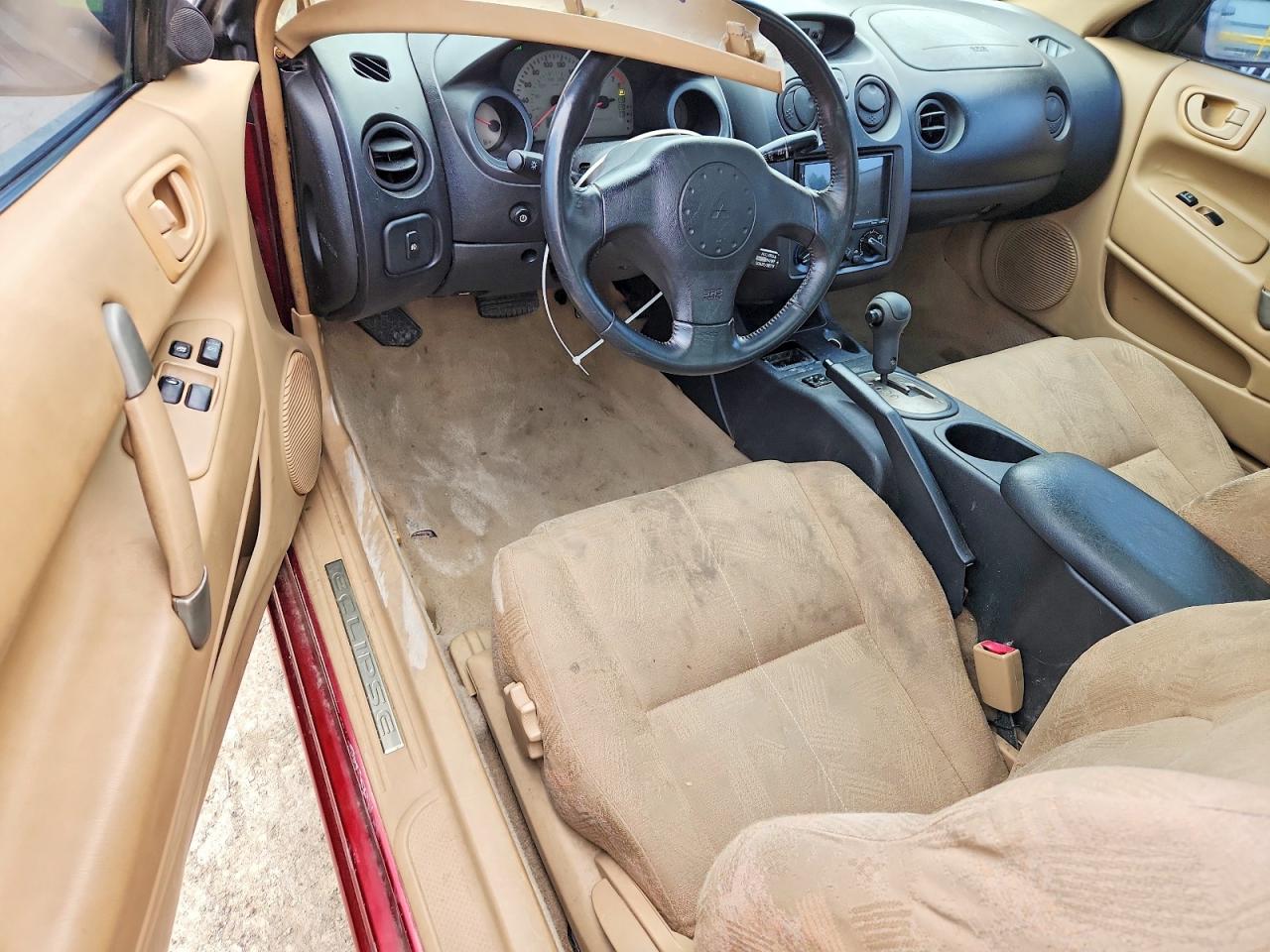 2000 Mitsubishi Eclipse Gs Burgundy vin: 4A3AC44G8YE023614