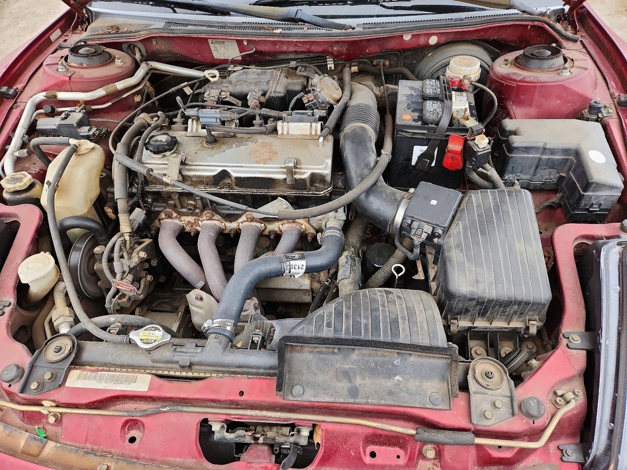 2000 Mitsubishi Eclipse Gs Burgundy vin: 4A3AC44G8YE023614