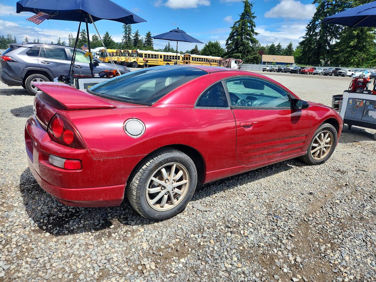 2002 Mitsubishi Eclipse Gs Red vin: 4A3AC44GX2E066858