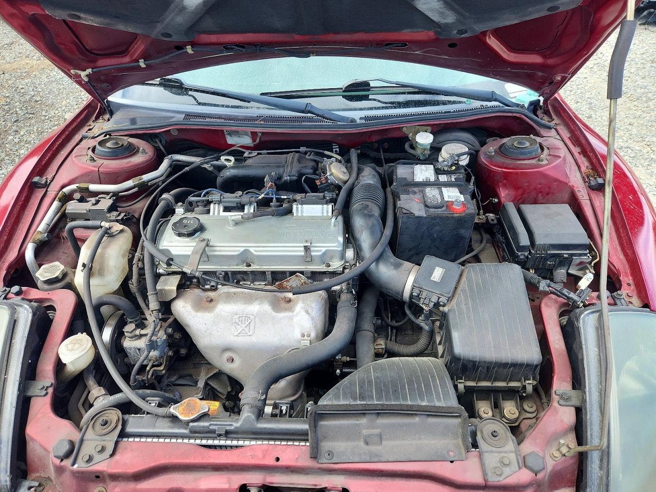2002 Mitsubishi Eclipse Gs Red vin: 4A3AC44GX2E066858