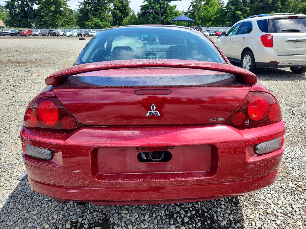 2002 Mitsubishi Eclipse Gs Red vin: 4A3AC44GX2E066858