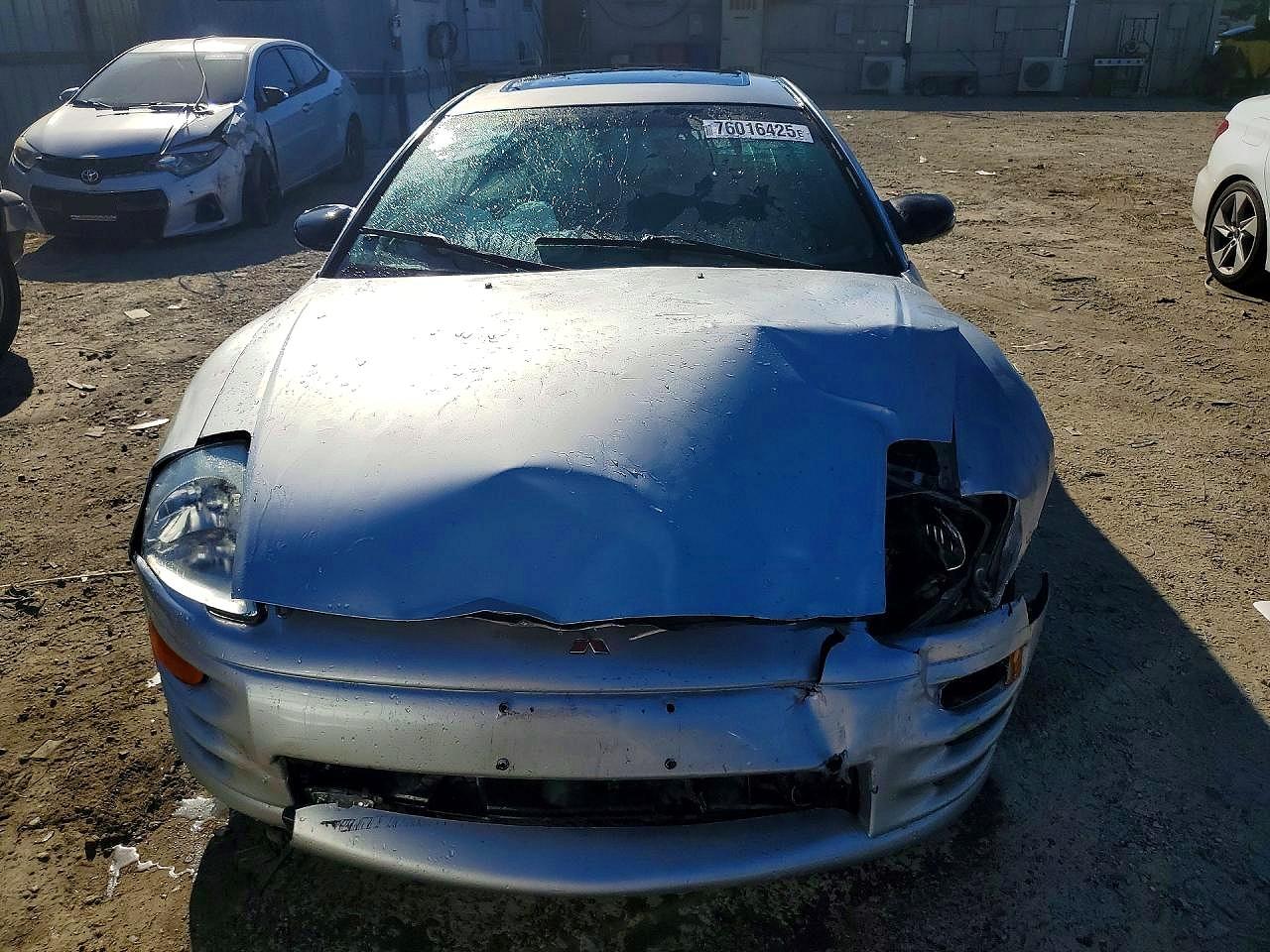 2001 Mitsubishi Eclipse Gt Silver vin: 4A3AC54H21E174064