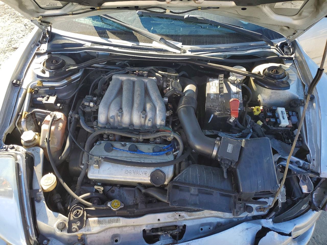 2001 Mitsubishi Eclipse Gt Silver vin: 4A3AC54H21E174064