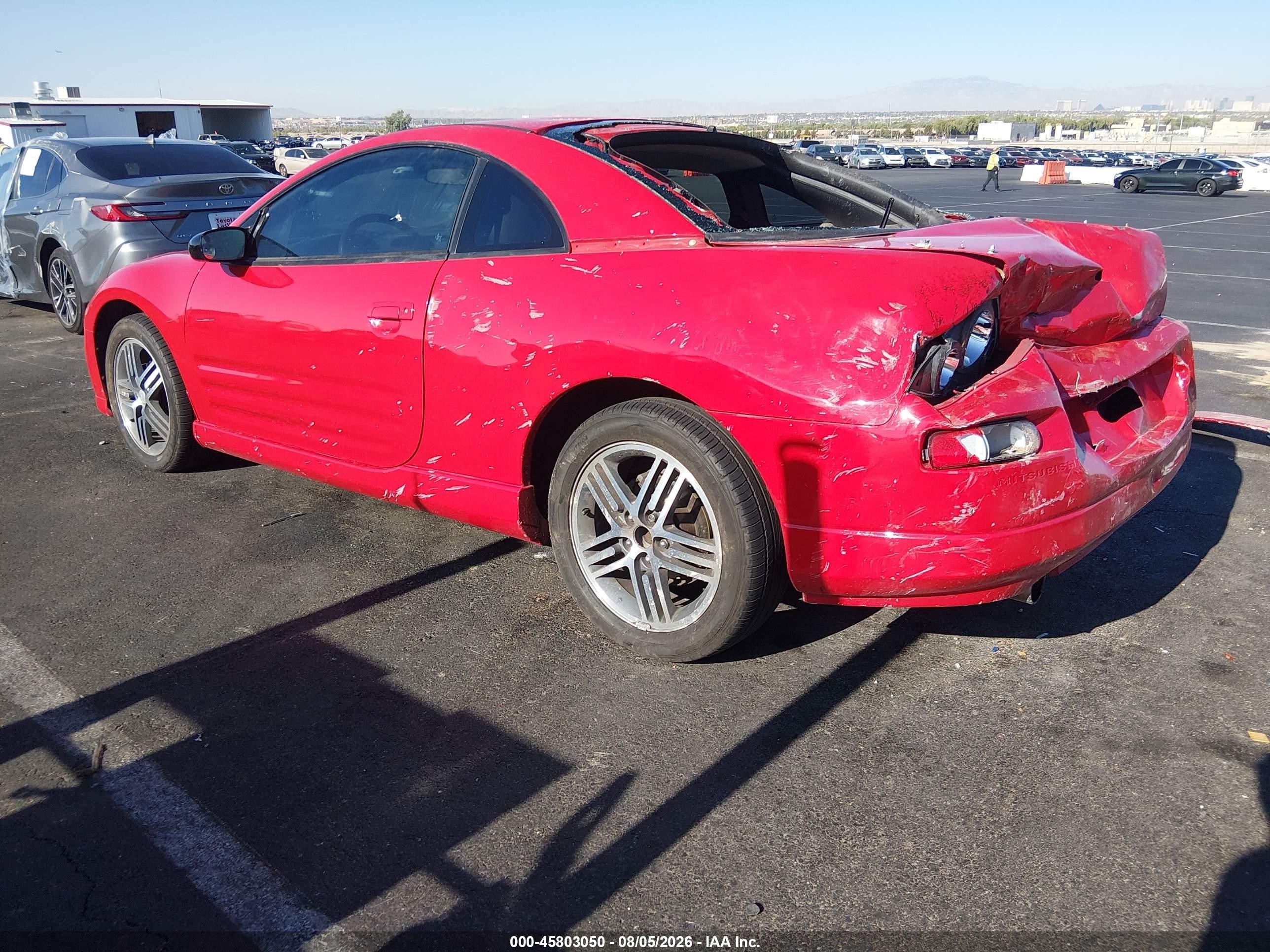 2003 Mitsubishi Eclipse Gts Red vin: 4A3AC74H03E097113